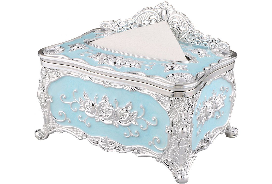 Dekonaz Aufbewahrungsbox Serviettenhalter, Serviettenspender, Blau, Aus Mik günstig online kaufen