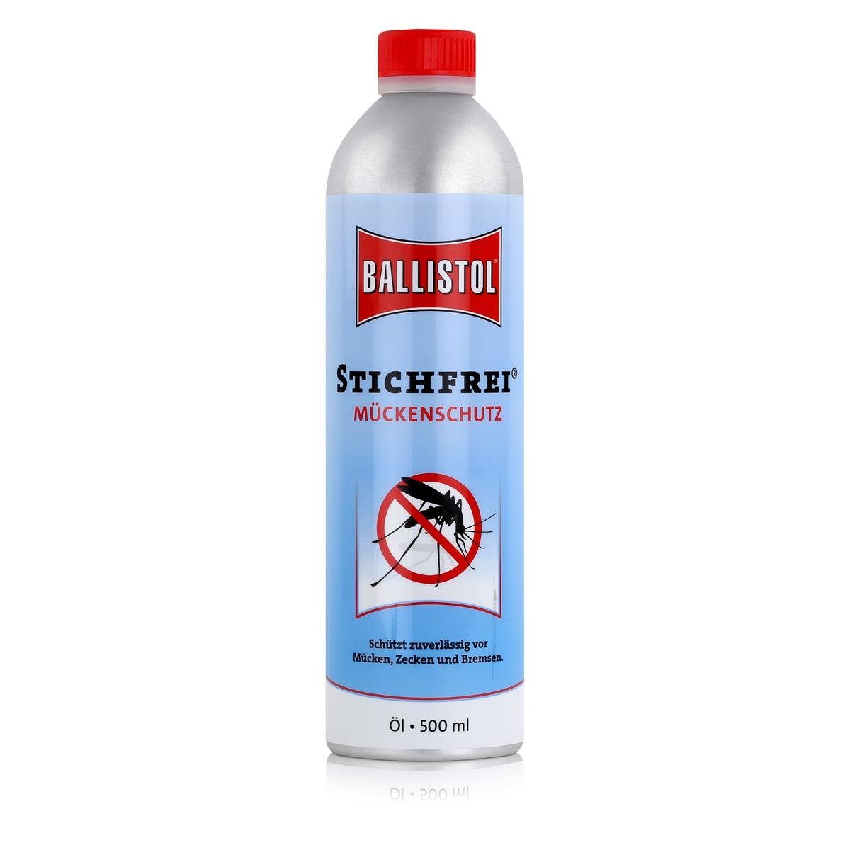 Ballistol Insektenspray Ballistol Stichfrei Öl 500ml - Schützt gegen Mücken, Zecken & Bremsen