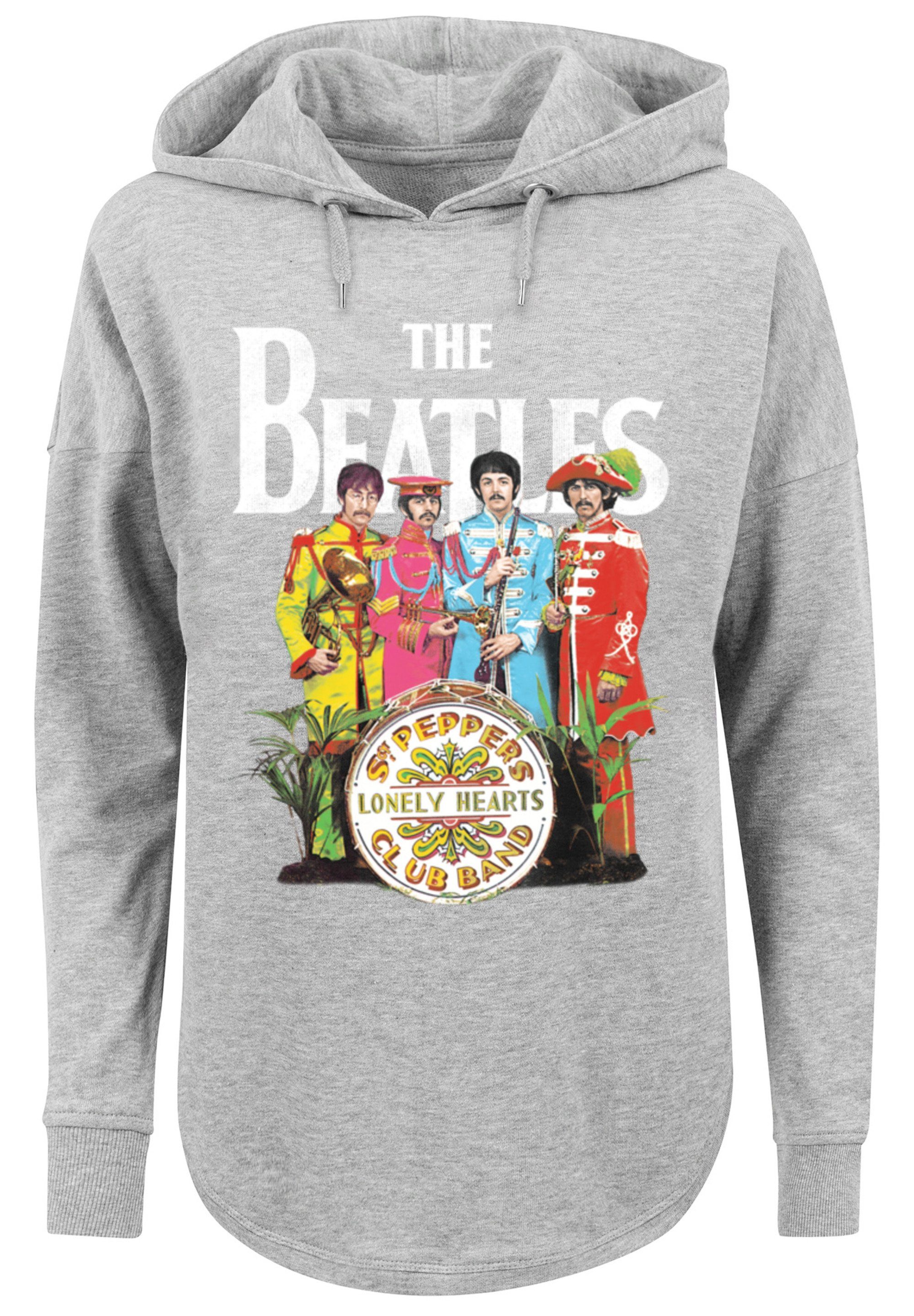 Sgt Kapuzenpullover Print grey The Beatles Black F4NT4STIC Band Pepper
