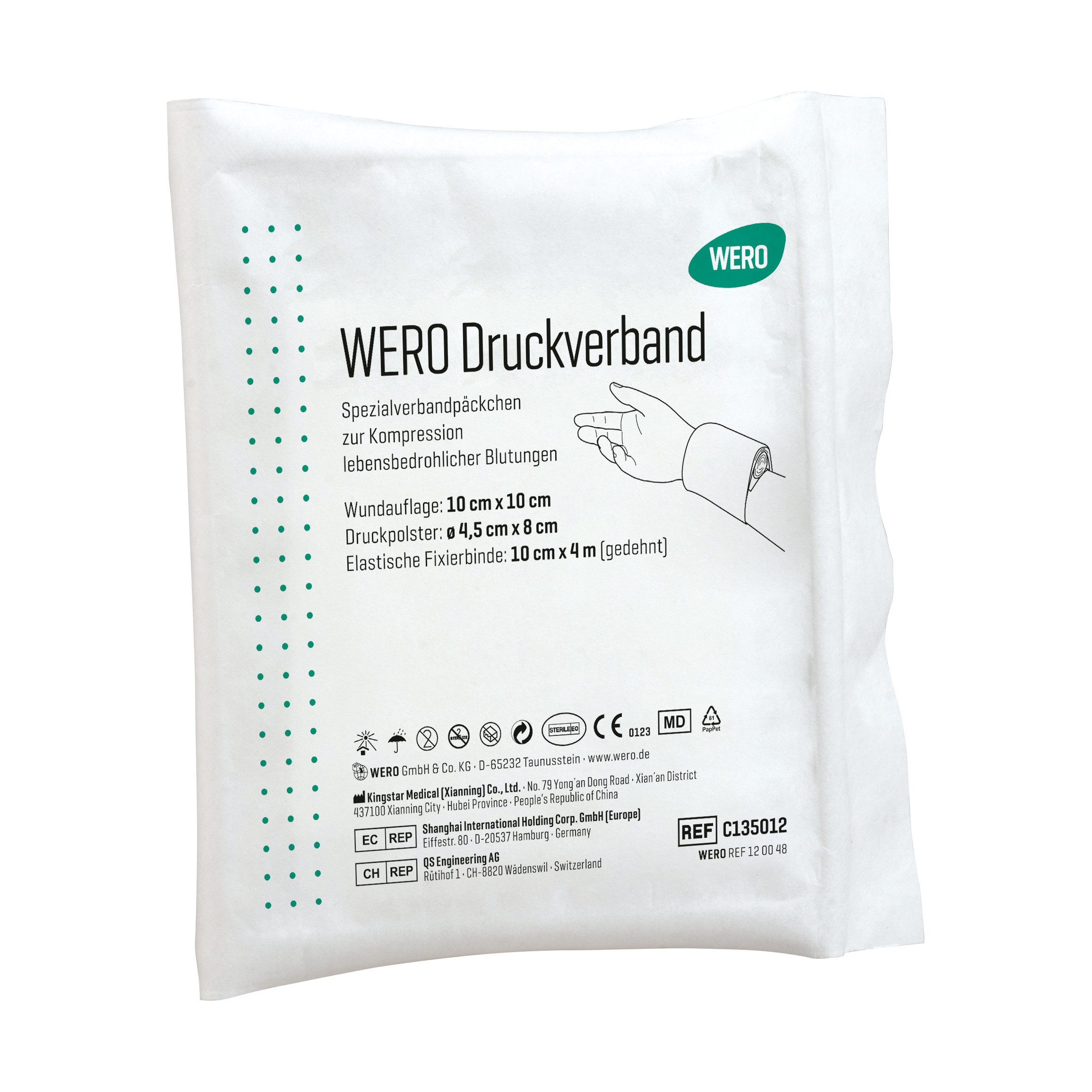 WERO Erste-Hilfe-Set WERO Druckverband, steril