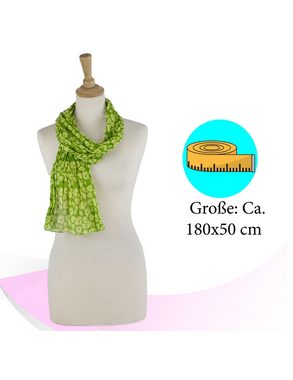Sunsa Modeschal Sommer-Schal aus Baumwolle "Streublumen", Blumenmotiv