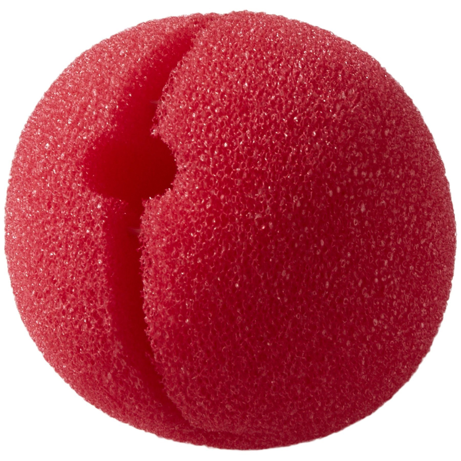 dressforfun Kostüm Faschingskleidung, auch Maskeradenverkleidung, in rot, Ca. 45 mm, Rote Nase zum Aufstecken in Einheitsgröße, Zu tragender Schaumstoff