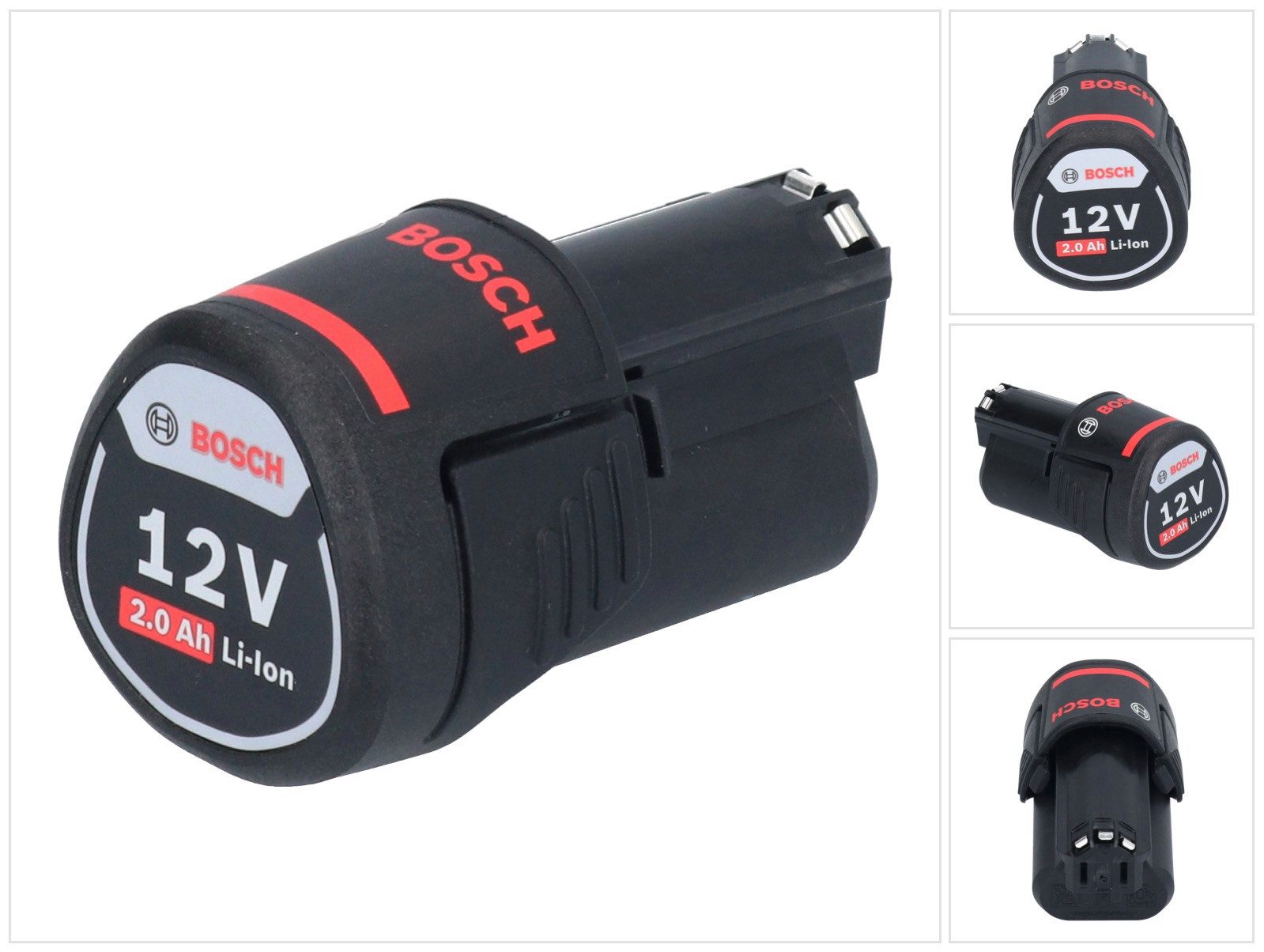 Bosch Professional Professional GBA 12 V 2,0 Ah / 2000 mAh Li-Ion Stab Einschub Akku (1 Akkupacks