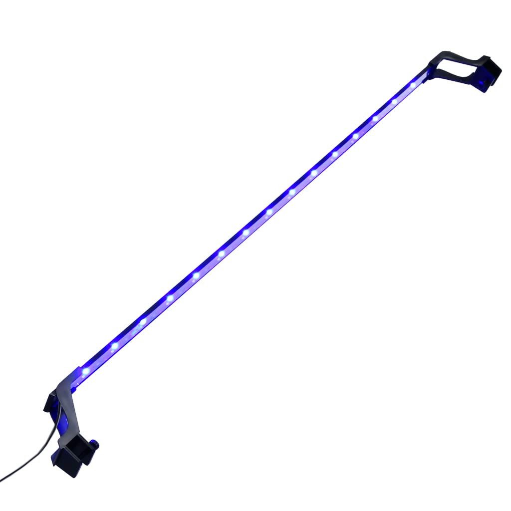 vidaXL Außen-Wandleuchte, LED-Aquariumleuchte mit Klemmen 115-130 cm Blau und Weiß