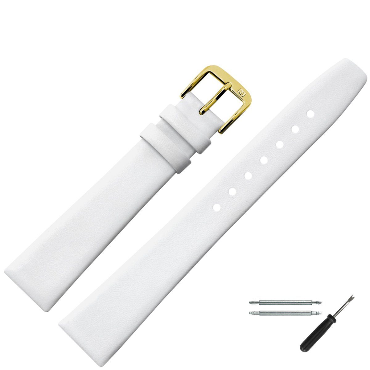 MARBURGER Uhrenarmband 20mm Leder