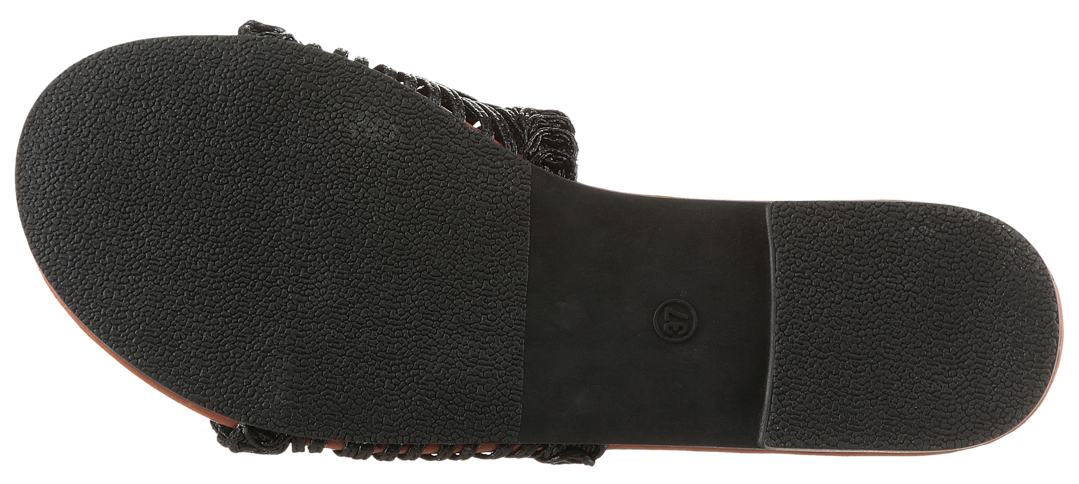 Aniston SHOES Pantolette Sommerschuh, Strandschuh in modischer Optik - NEUE KOLLEKTION