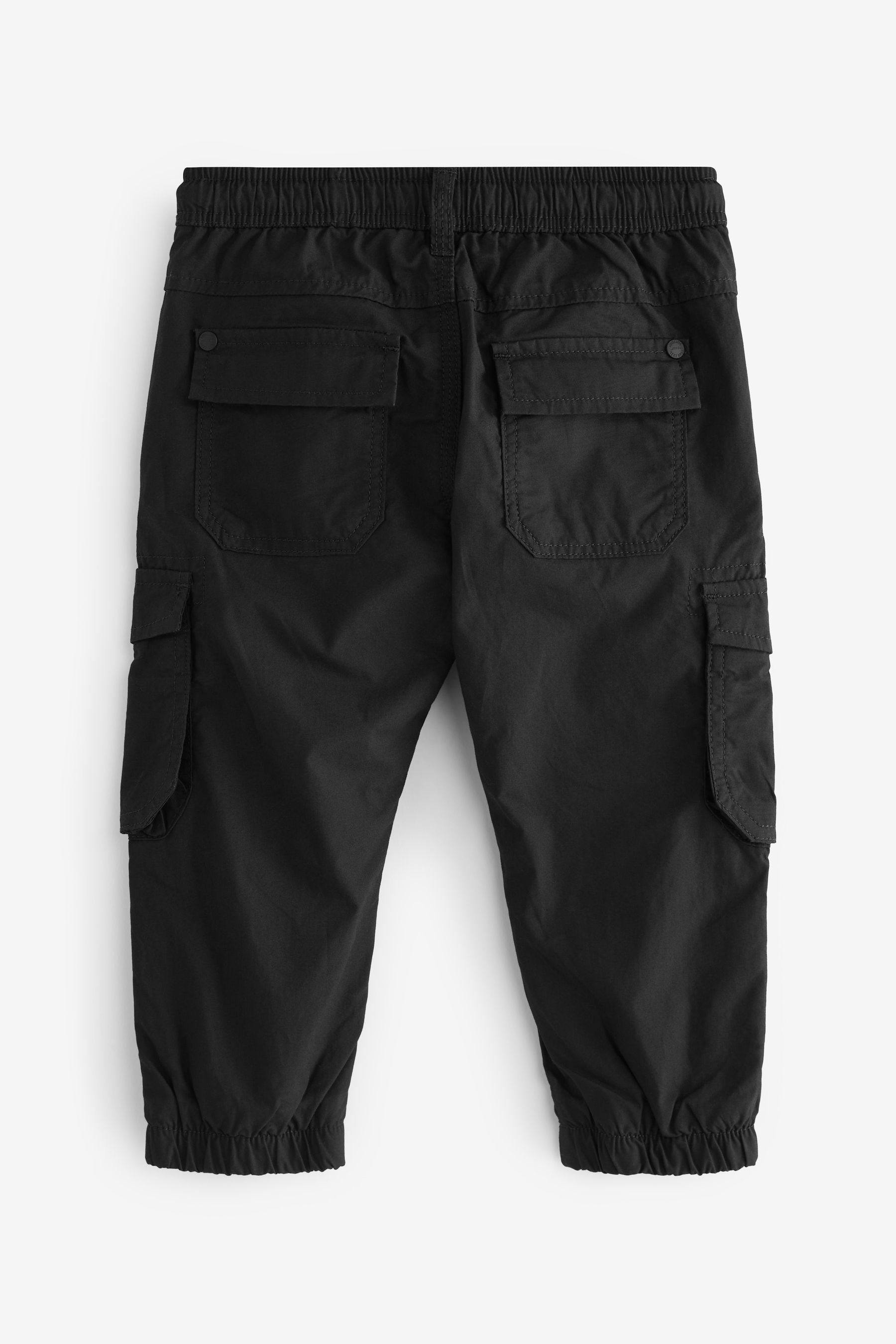 Next Cargohose Gefütterte Cargohose (1-tlg) Black