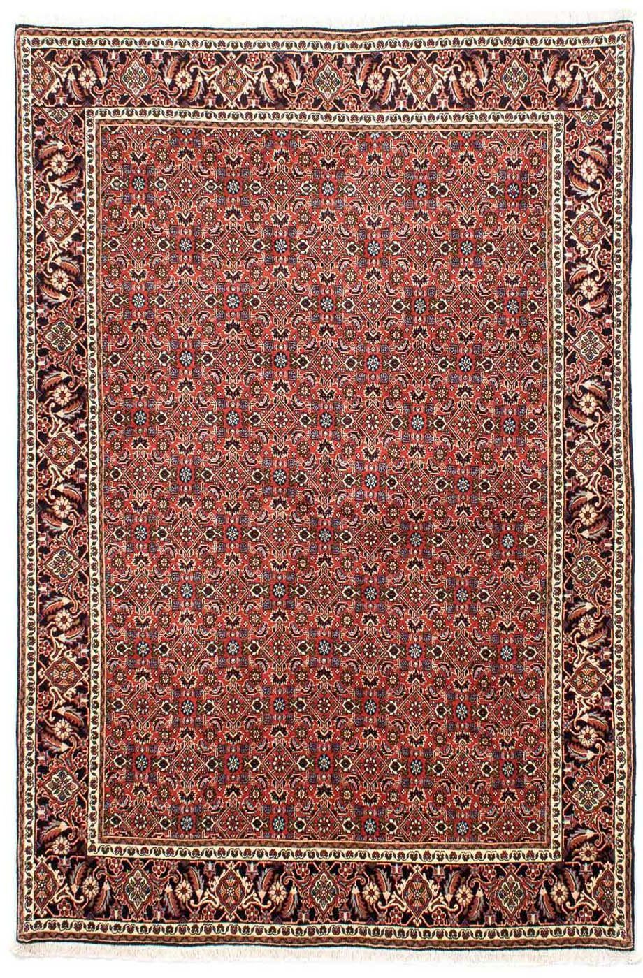 Orientteppich Perser - Bidjar - 288 x 202 cm - hellrot, morgenland, rechteckig, Höhe: 15 mm, Wohnzimmer, Handgeknüpft, Einzelstück mit Zertifikat