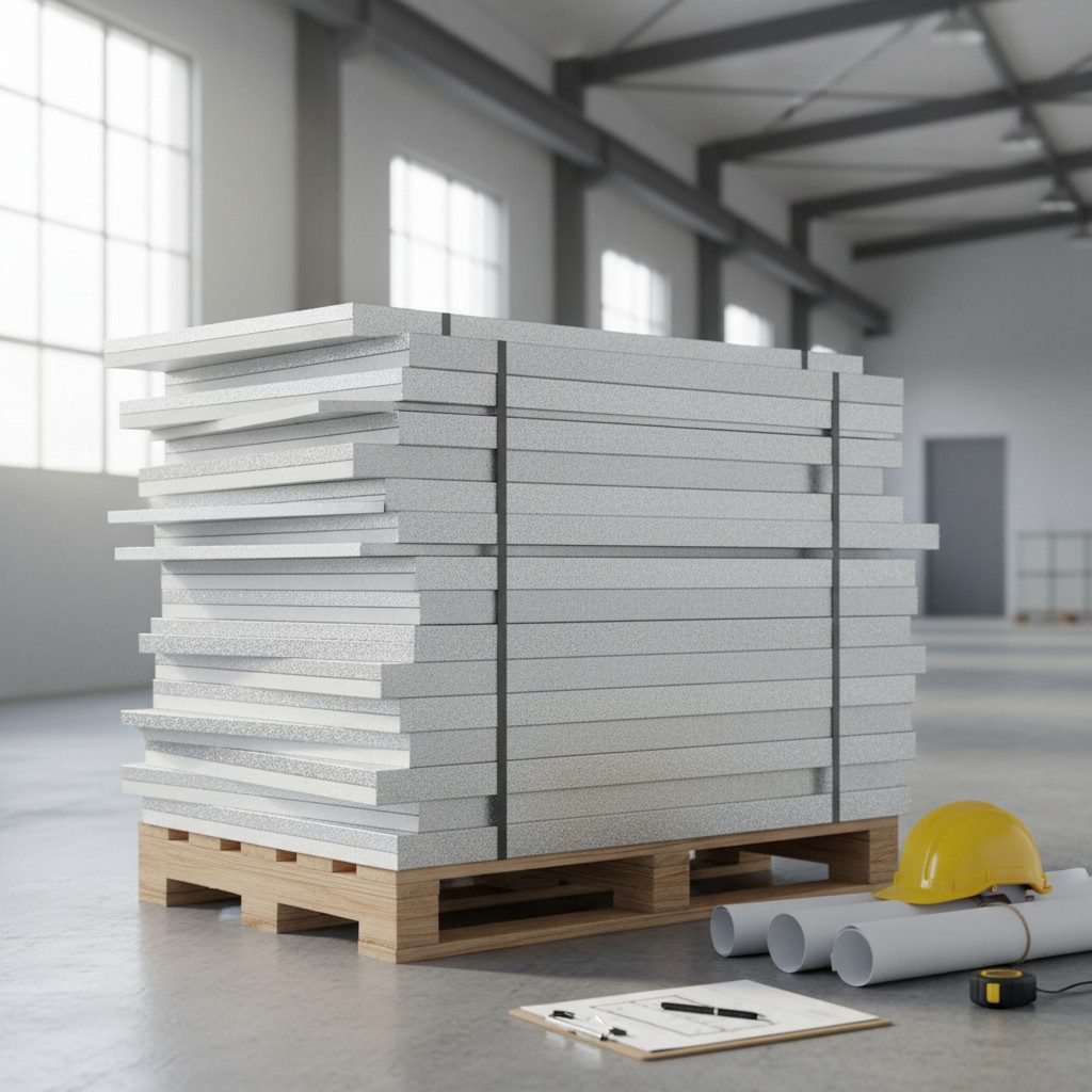 Xlmoebel Fußbodenheizung Trockenbau Fußbodenheizung 0,72 m² – kein Estrich – 30/25/20 mm, Hergestellt in Europa