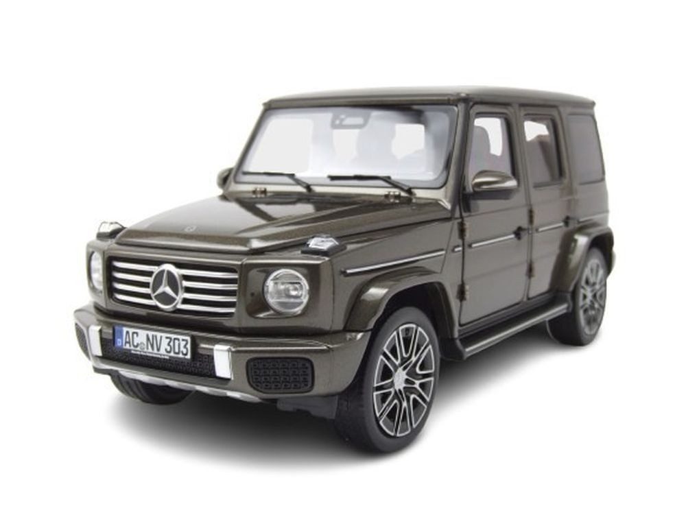 Norev Modellauto Mercedes G-Klasse G-Modell 2024 indium grau, Maßstab 1:18