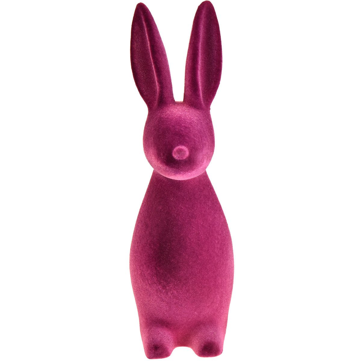 Florists Products Osterhase Osterdeko Figur Hase Beflockt für Tisch und Raumgestaltung