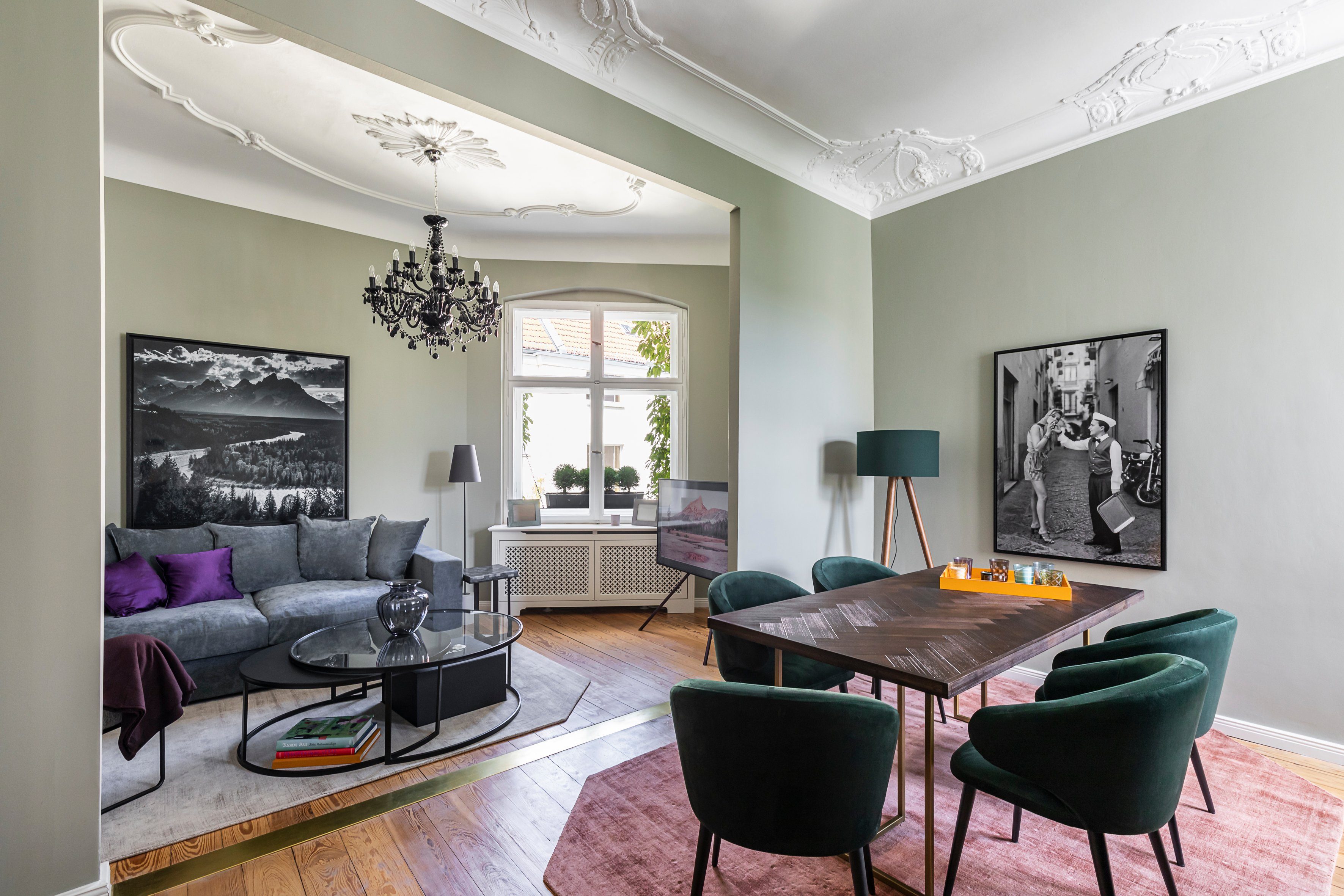 AMARIS Elements Sofa 3 Sitzer Qualität Couch od. Woll-Bezug, trifft 2.25m, 'Cooper' Größen, Samt Design Blau 4