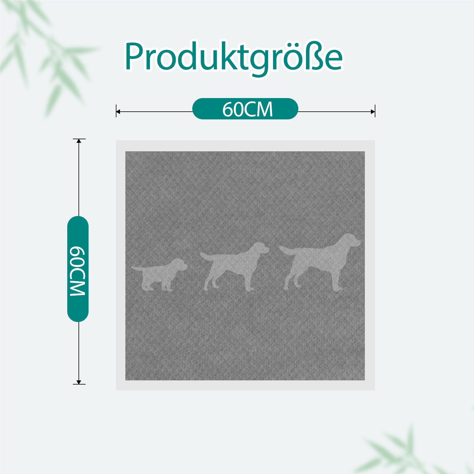 nobleza Hundewindel Welpenunterlage mit Aktivkohle Neutralisiert Gerüche Matten für Hunde