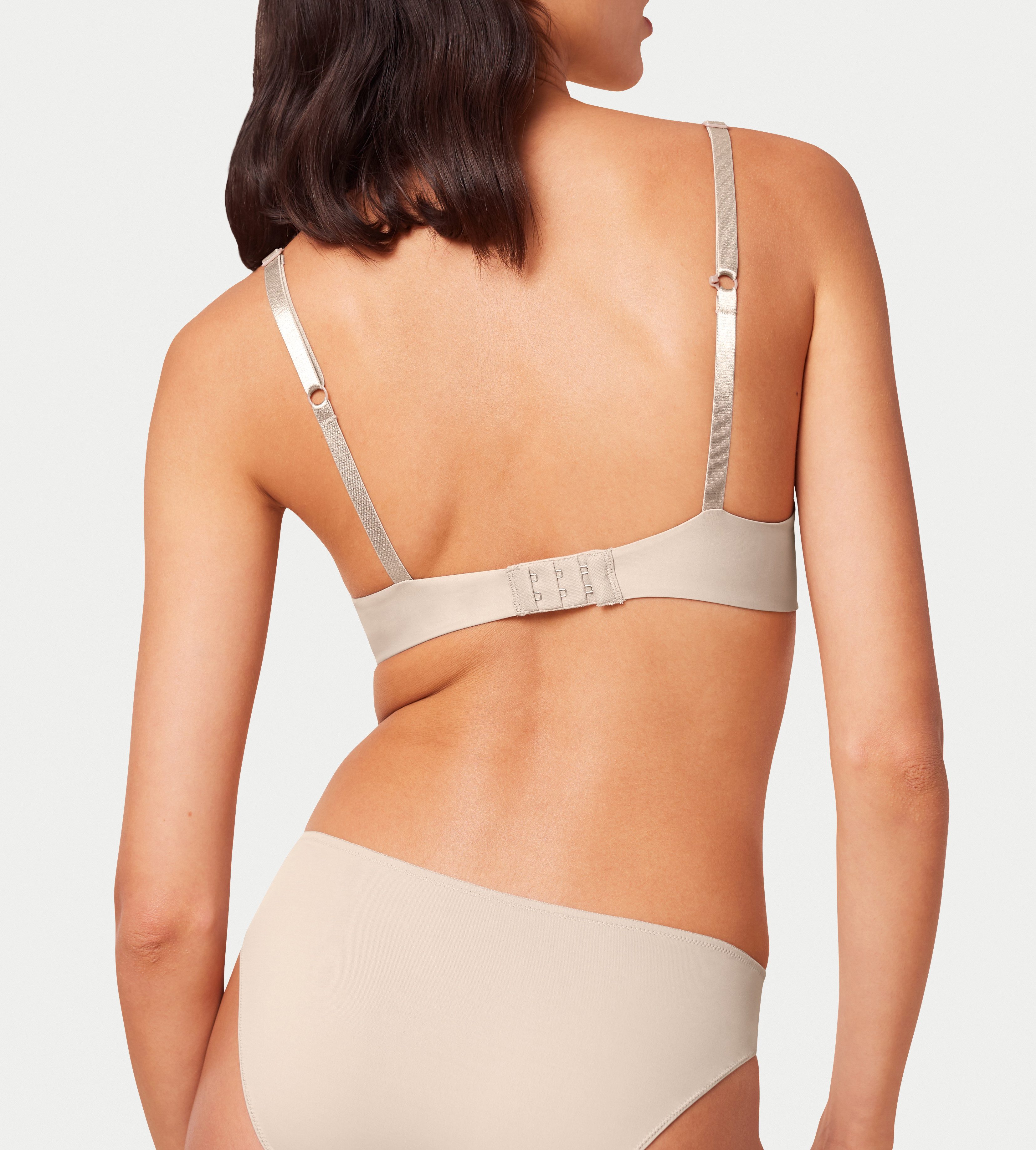 Triumph Balconette-BH Pure Micro nahezu unsichtbar, geformte Cups, Microfaser, wattiert