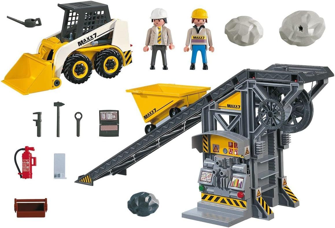 Playmobil® Spielwelt Playmobil 4041 - Förderanlage mit Kompaktlader - City günstig online kaufen