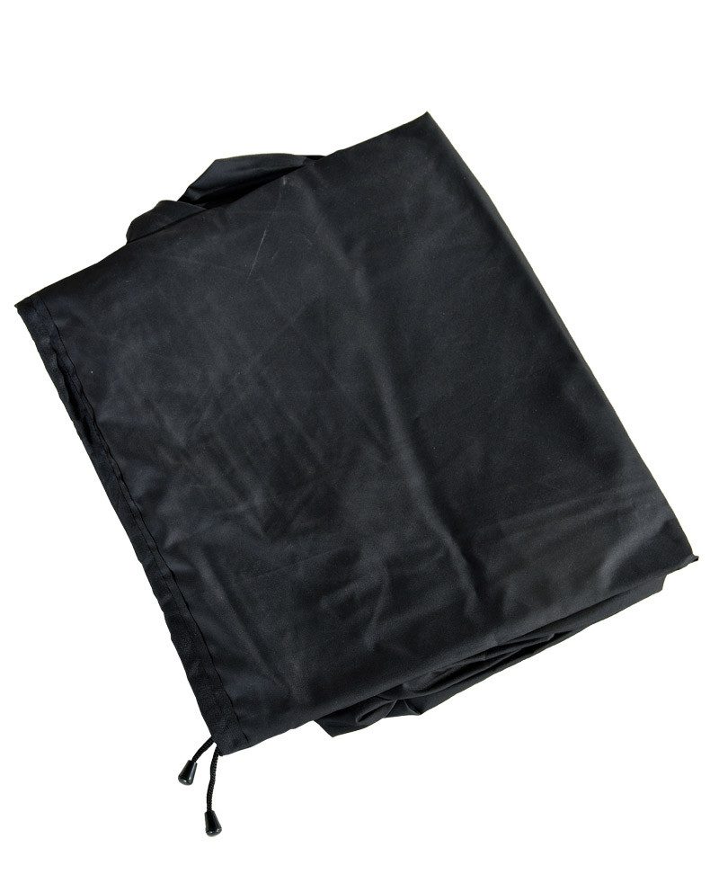 furnicato Abdeckhaube 220 x 75 x 102 cm schwarz