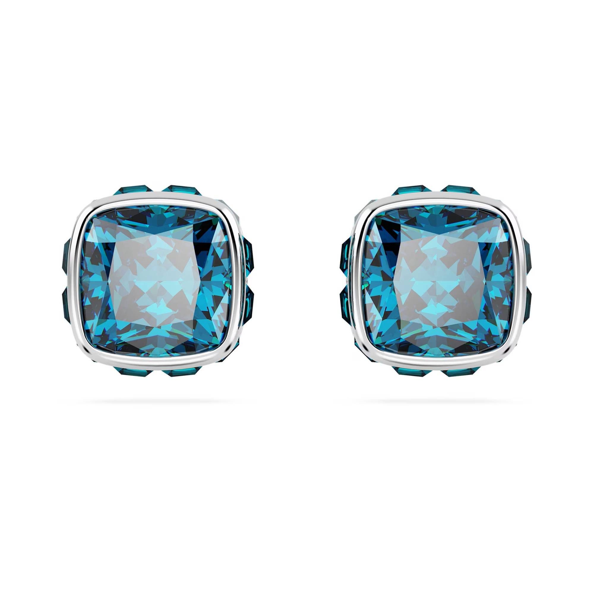 Swarovski Paar Ohrstecker Birthstone Stud Earrings Square Cut Dezember