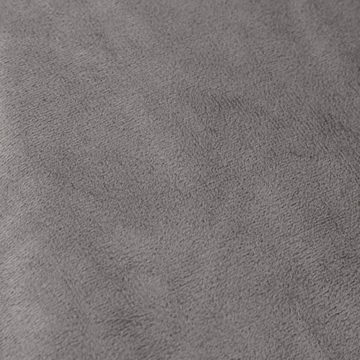 Einziehdecke, Gewichtsdecke mit Bezug Grau 138x200 cm 10 kg Stoff Bettdecke, vidaXL