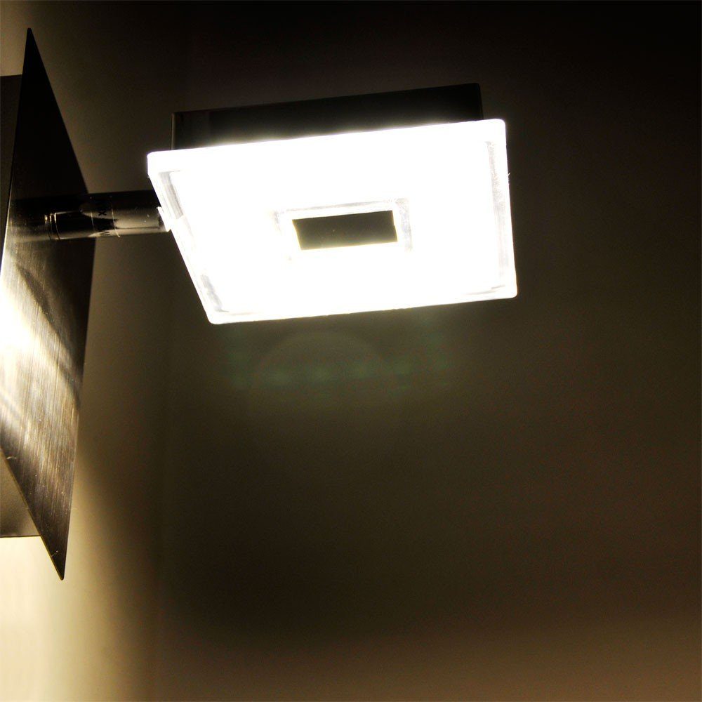 Wandleuchte Beleuchtung fest Wandleuchte, Warmweiß, LED Strahler verbaut, KERSTIN etc-shop Wandstrahler LED-Leuchtmittel Watt 4,2 LED