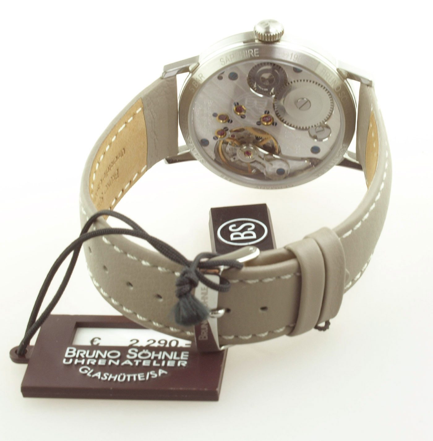 BRUNO SÖHNLE Mechanische Uhr Herren Uhr 17-11190-141 Handaufzug Stuttgart Neu OVP
