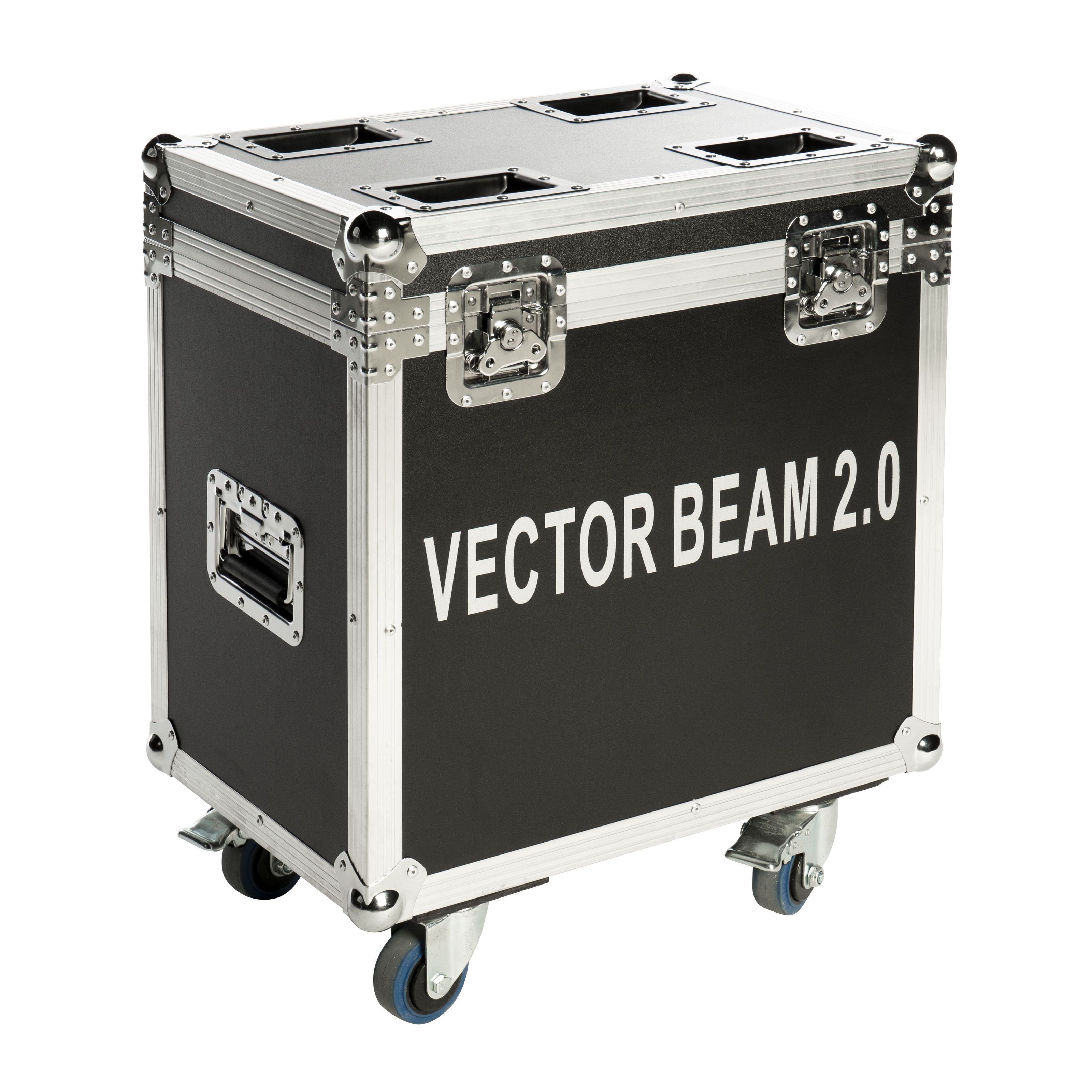 lightmaXX Discolicht, TOUR CASE 2x VECTOR Beam 2.0
