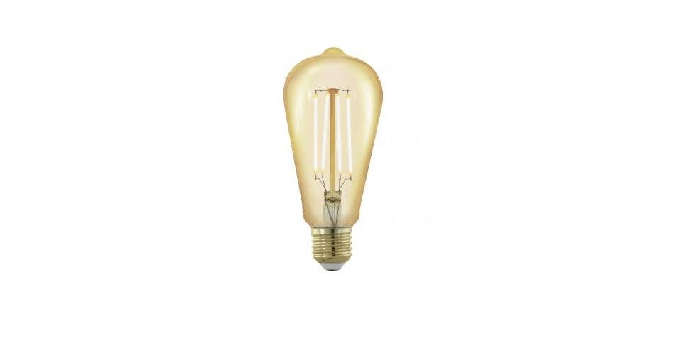 LED-Leuchtmittel Eglo LED Leuchtmittel Edison ST64 E27 4,5W amber
