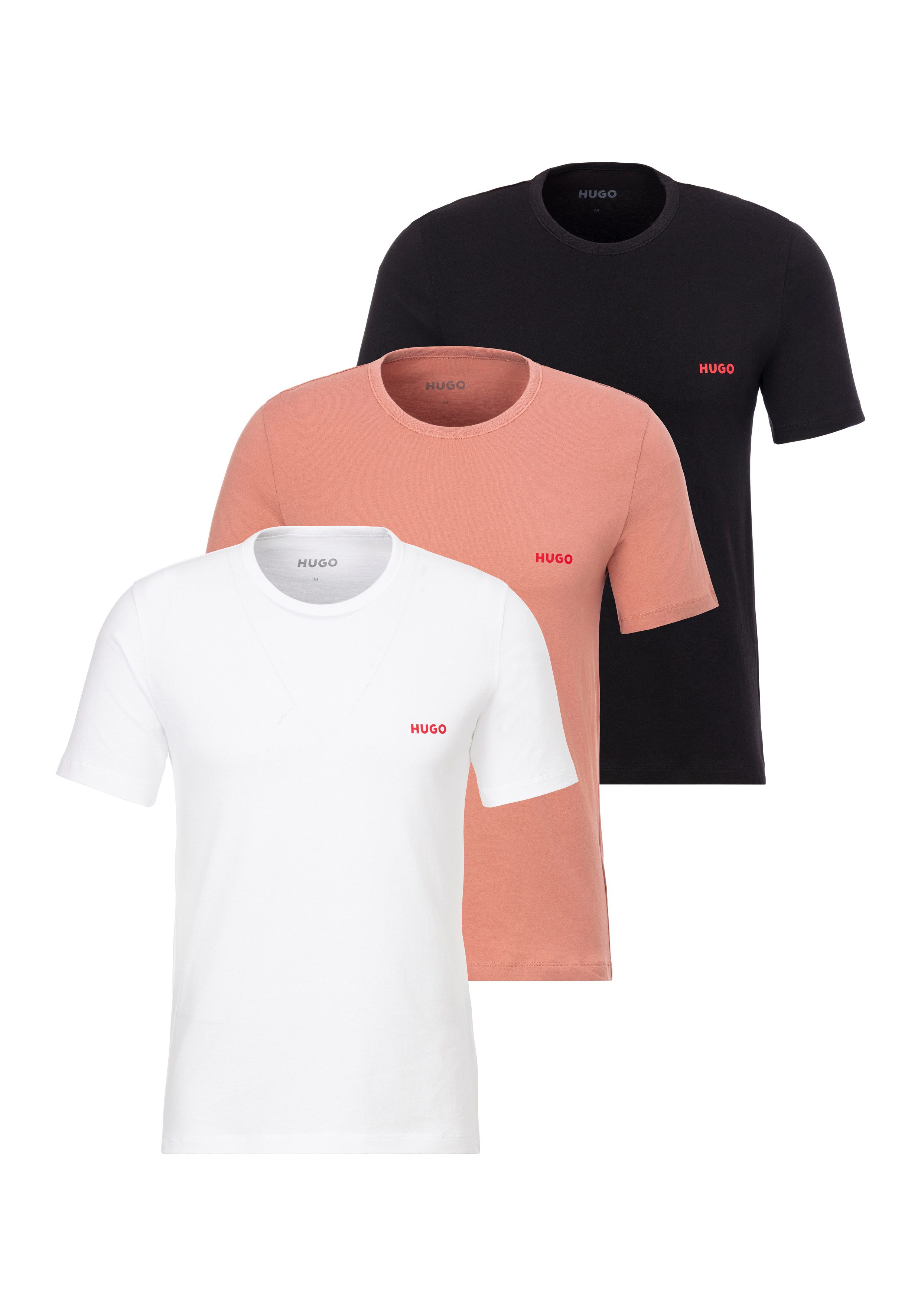 HUGO T-Shirt RN TRIPL (Packung, 3-tlg) günstig online kaufen