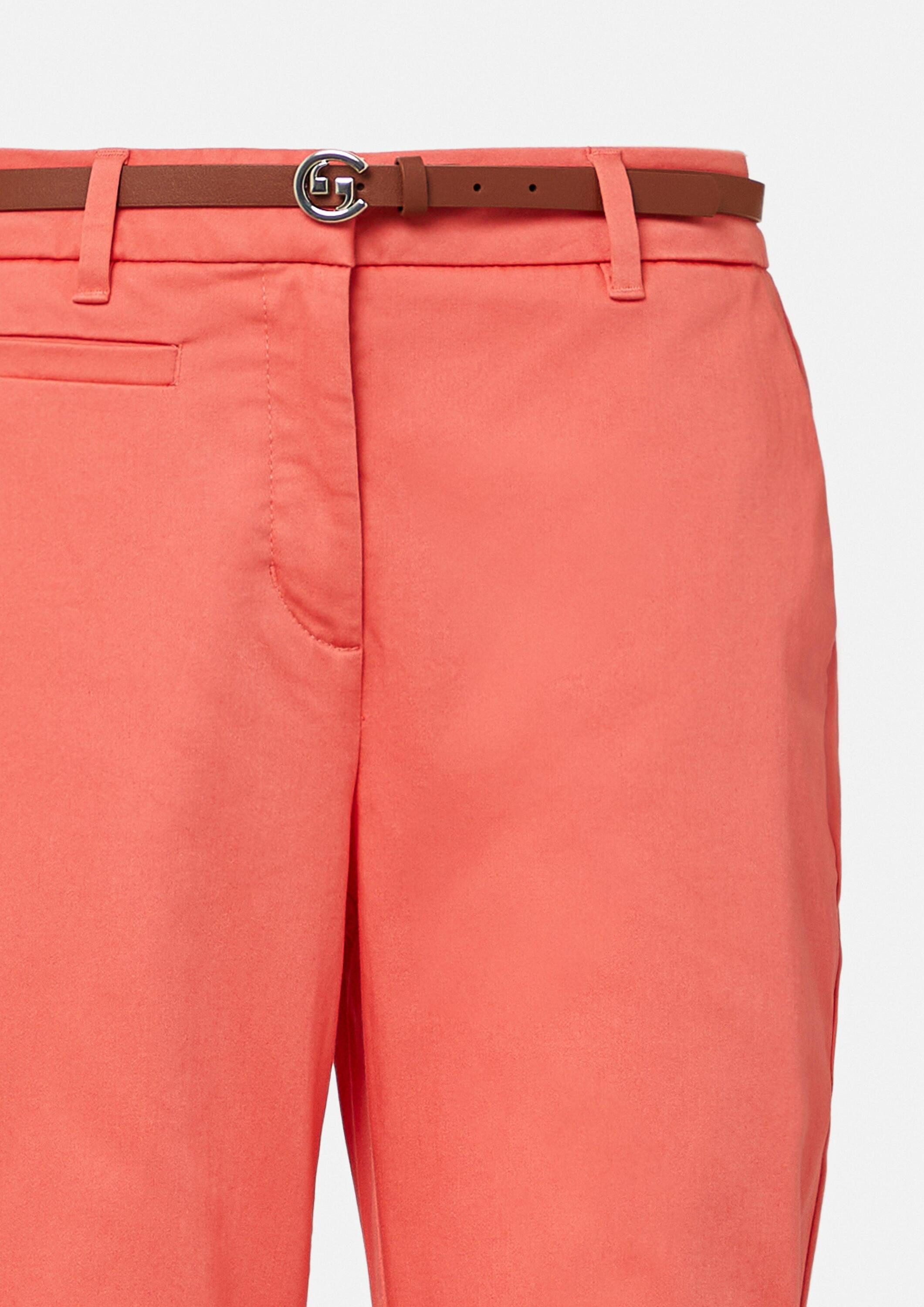 comma Chinos Hose Chino mit Gürtel