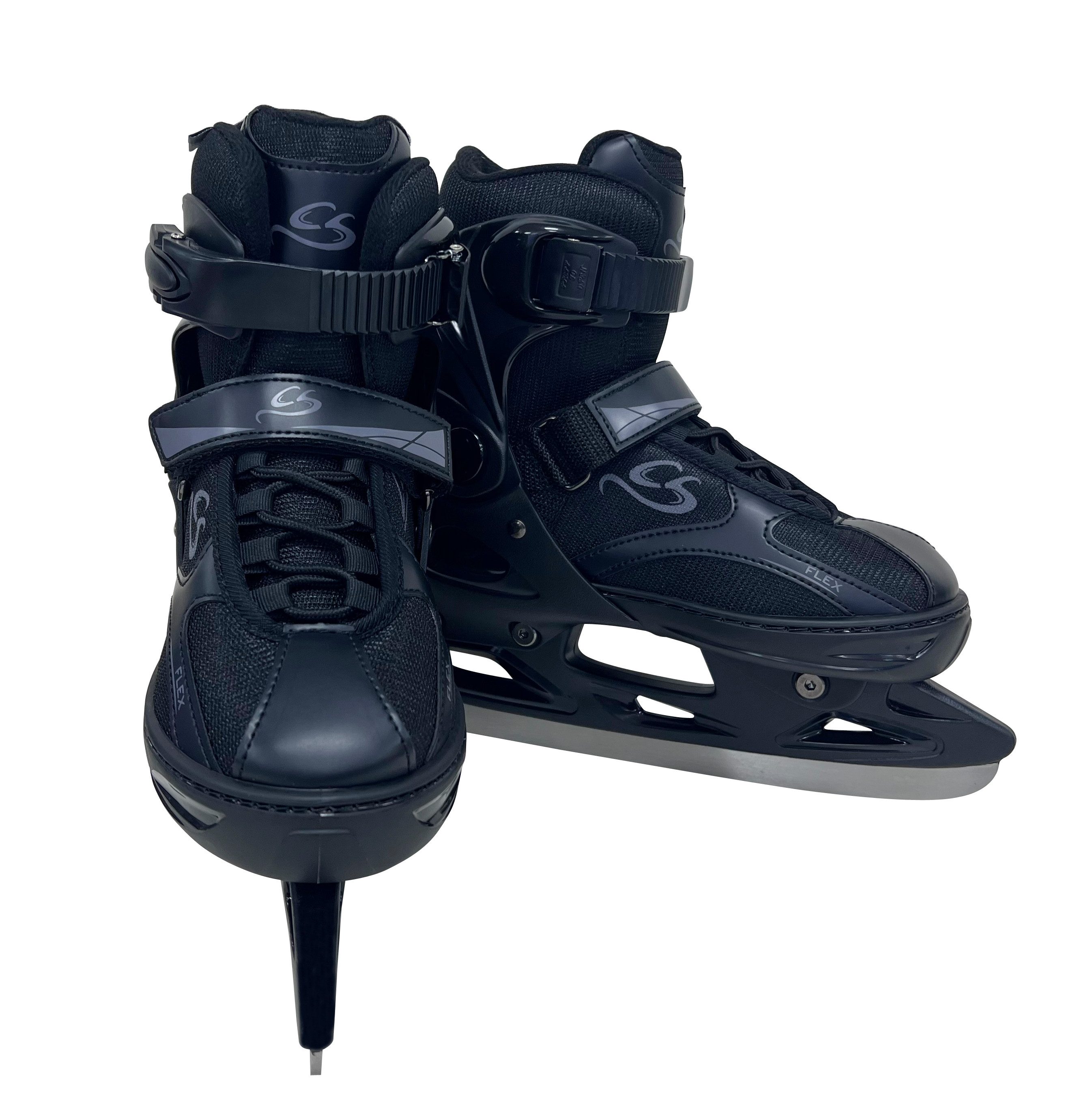 Cox Swain Schlittschuhe verstellbare Schlittschuhe BLACK ICE, 2in1: Inliner & Schlittschuhe