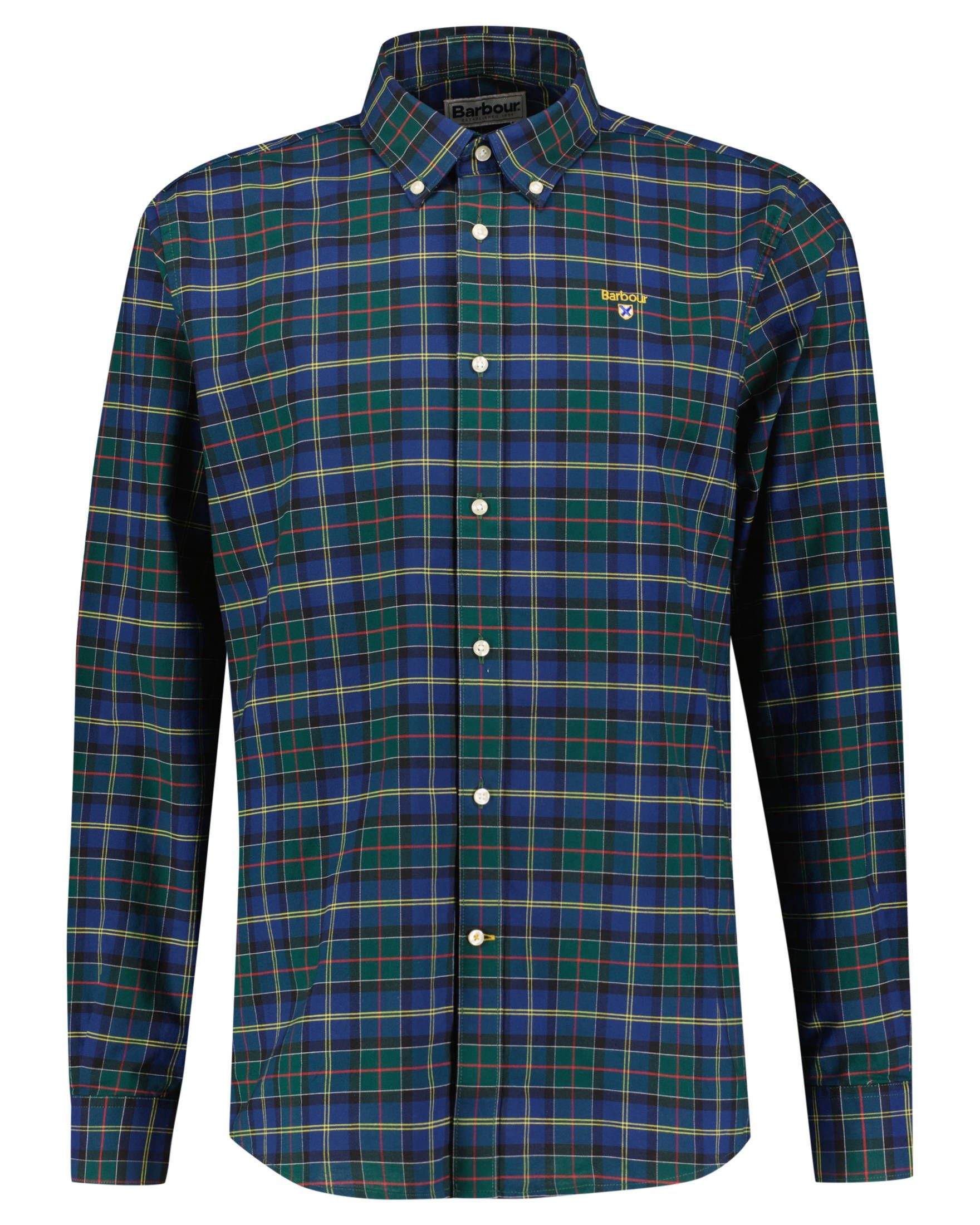 Barbour Langarmhemd Herren Hemd BARBOUR OXBRIDGE TARTAN TAILORED SHIRT (1-tlg)