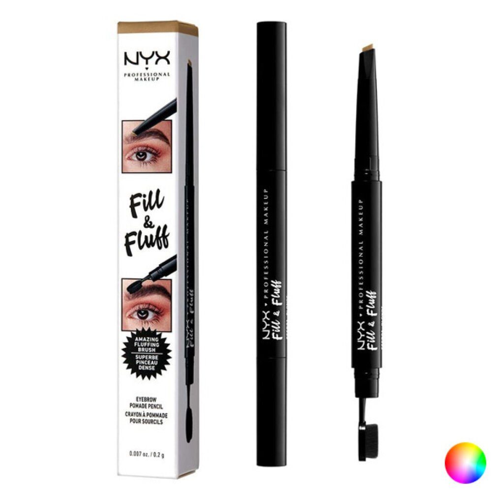 Nyx Professional Make Up #auburn gr FILL FLUFF 15 pencil pomade & Augenbrauen-Stift eyebrow
