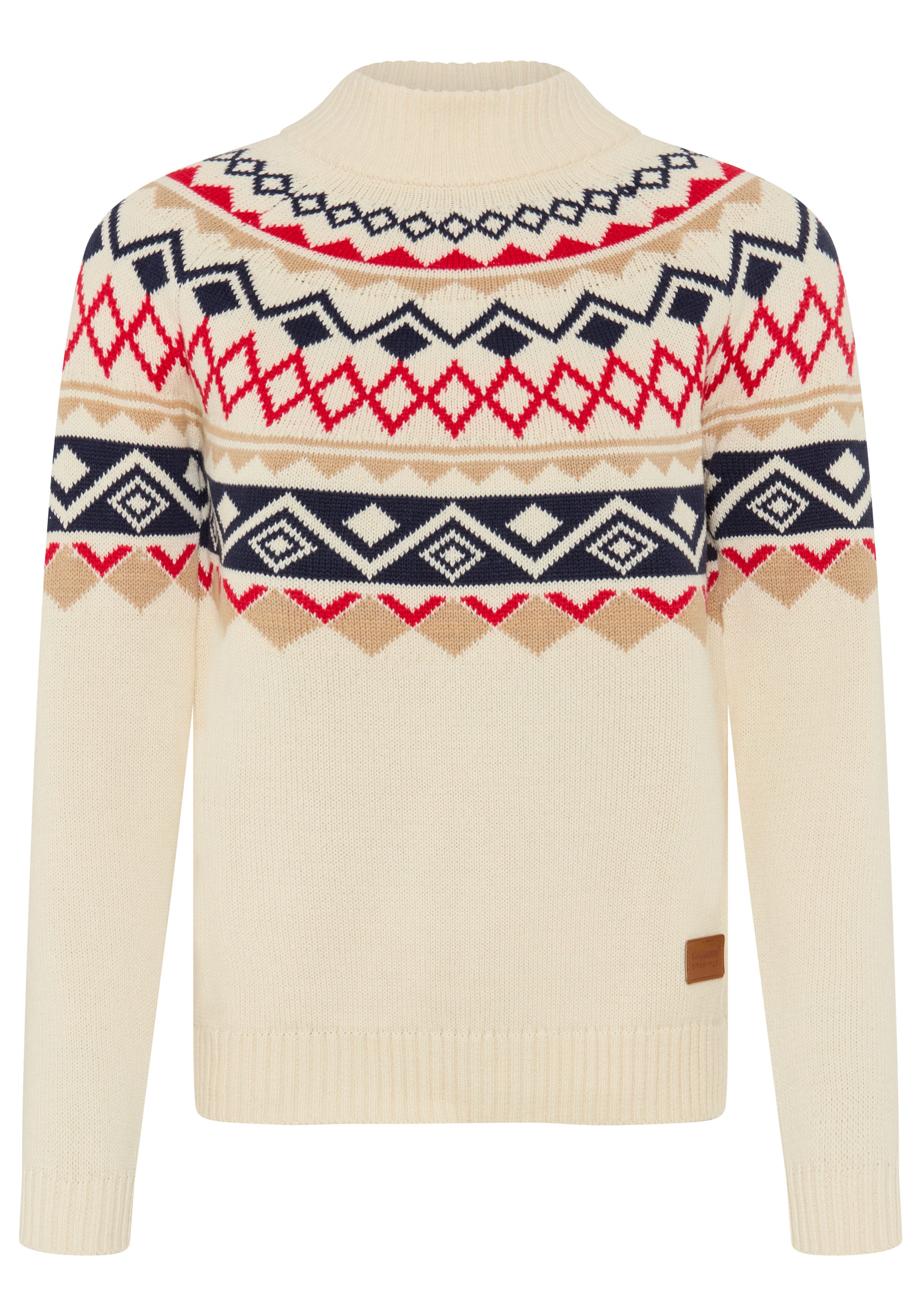 KangaROOS Norwegerpullover hüftbedeckende Länge, figurumspielende Passform