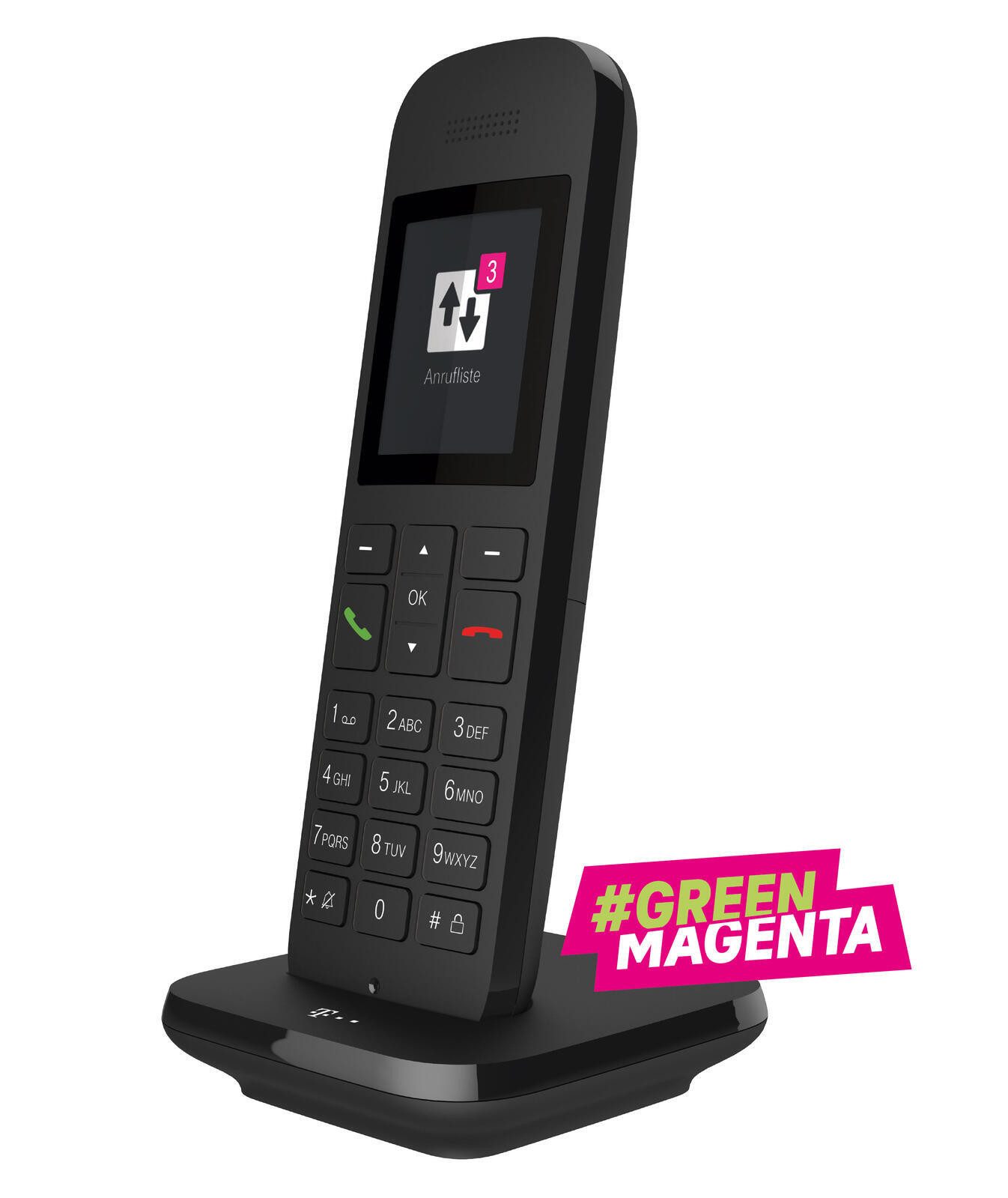 Telekom Telekom Speedphone 12 schwarz Schnurloses DECT-Telefon
