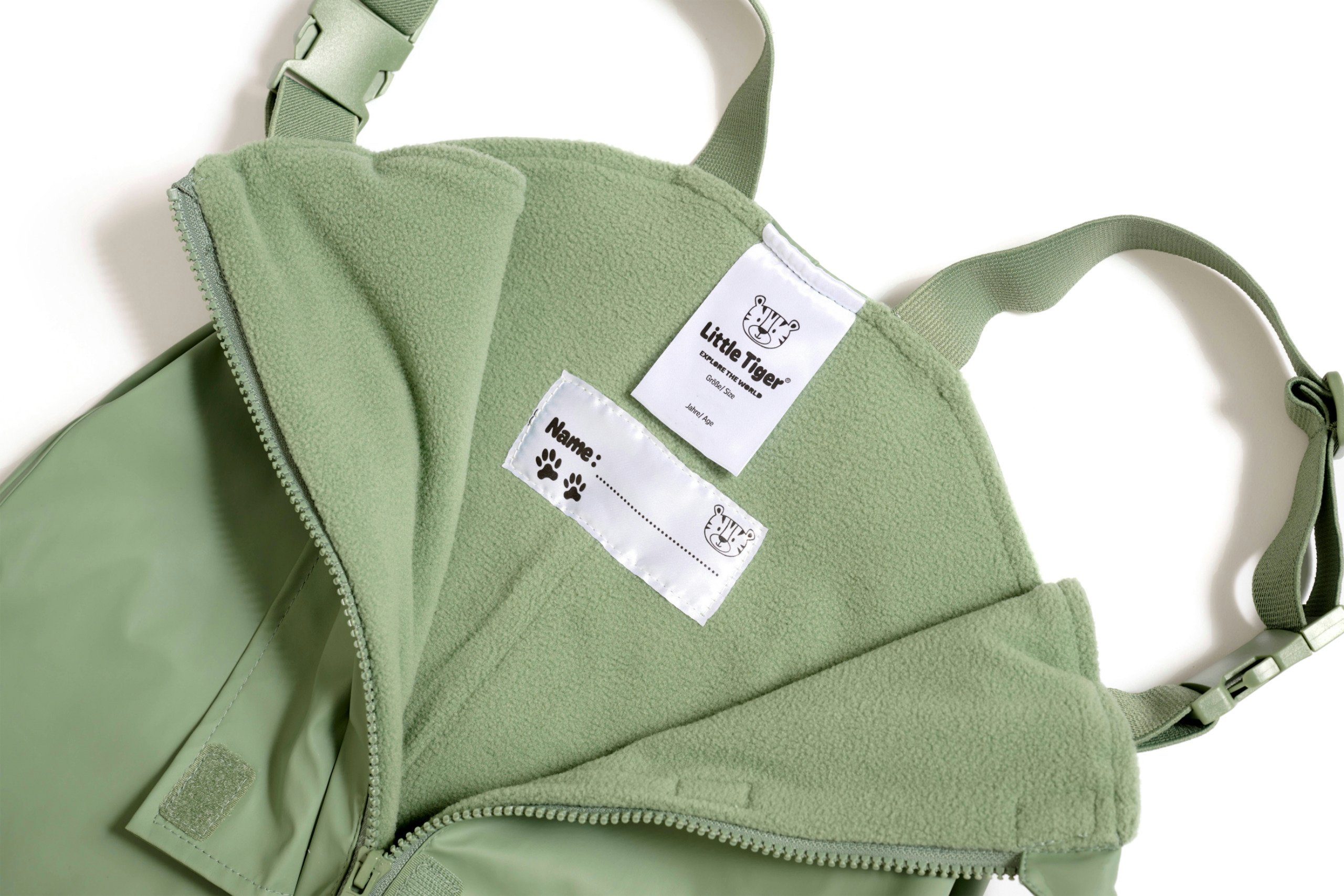 Little Tiger® Regen- und Matschlatzhose Regenhose für Kinder, mit Fleece gefüttert, winddicht, wasserdicht für Kinder Mädchen & Jungen