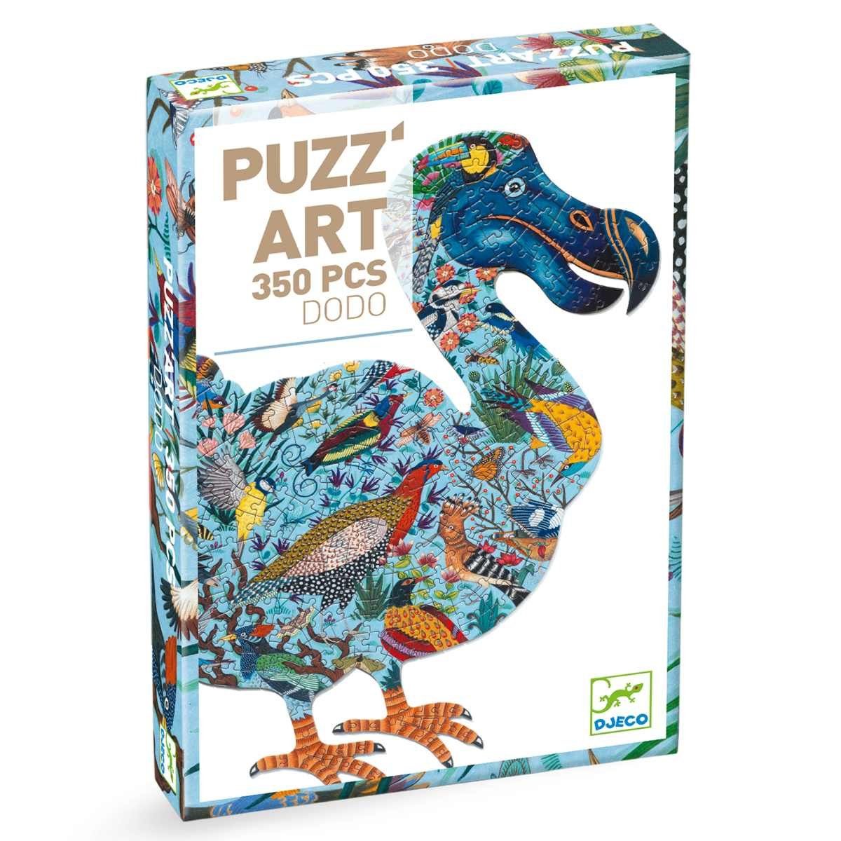 Tiere DJECO Konturenpuzzle Puzz'Art 350 Puzzleteile Teile Tiermotive,