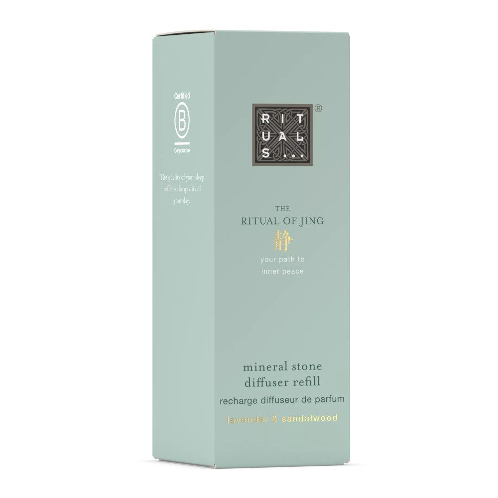 Rituals Raumduft Rituals The Ritual of Jing Stone Diffuser – Nachfüllöl 20 ml (Nachfüllöl für Stein-Diffuser mit Lavendel & Sandelholz, 1-St)