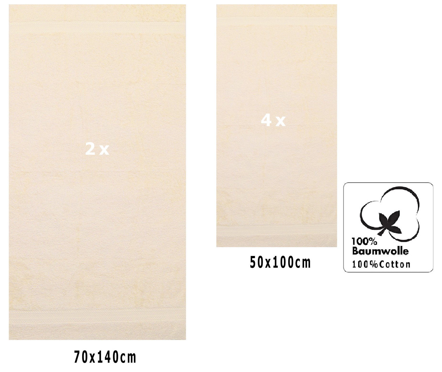 Betz Handtuch Set 6 er Handtücher-Set günstig online kaufen