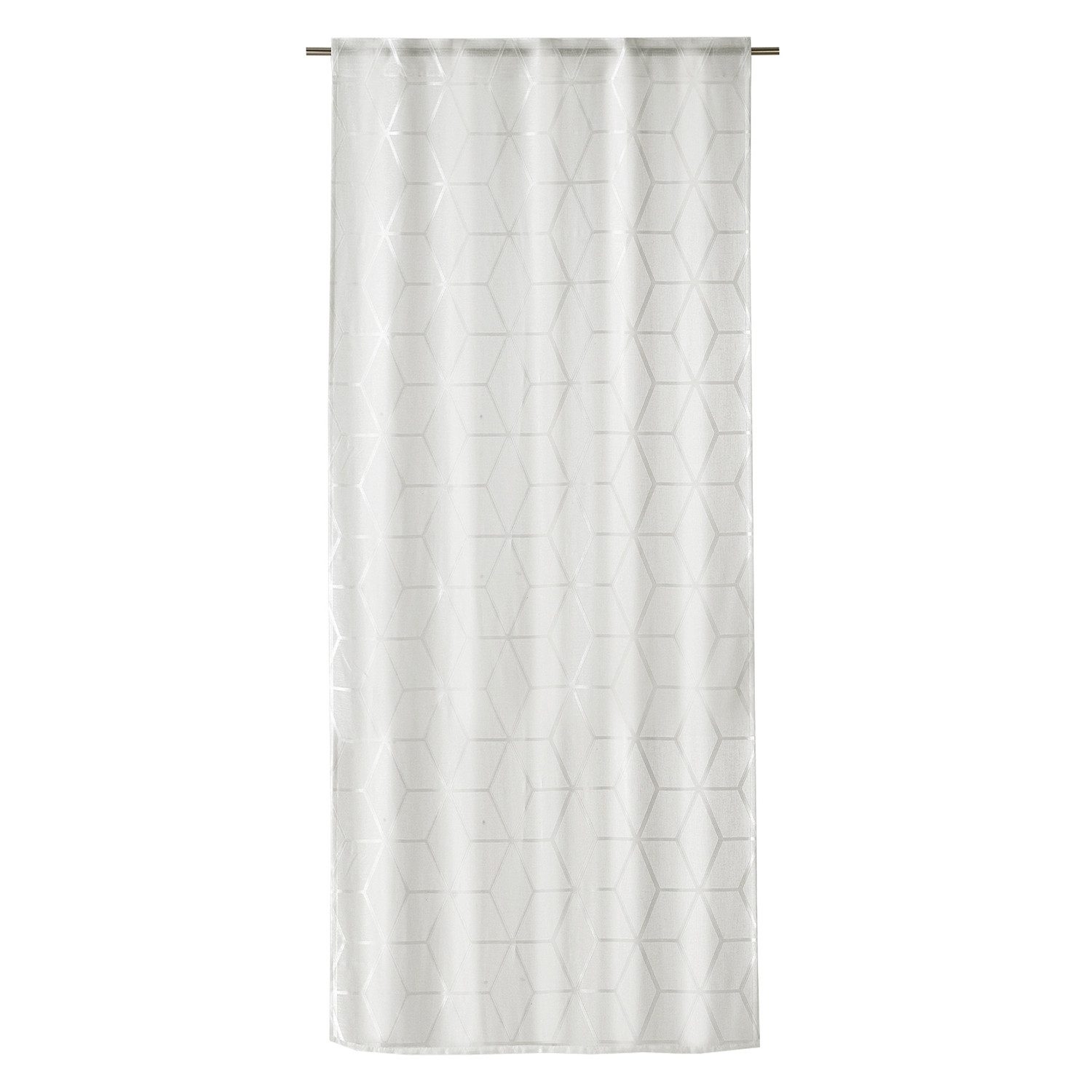 Vorhang MALINA, Cremeweiß, L 245 x B 135 cm, (1 St), verdeckte Schlaufen, halbtransparent, Polyester