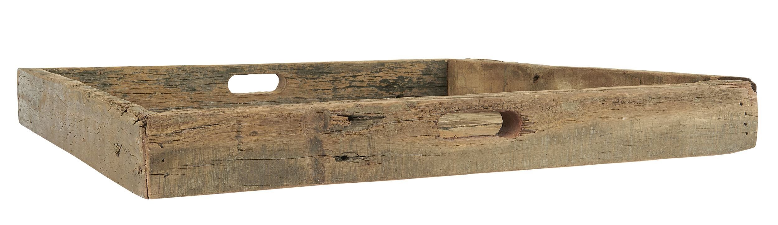 Ib Laursen Dekotablett Holztablett Großes Tablett Holz Alt UNIKA 60x60cm Ib Laursen 2193-00. € 94,99