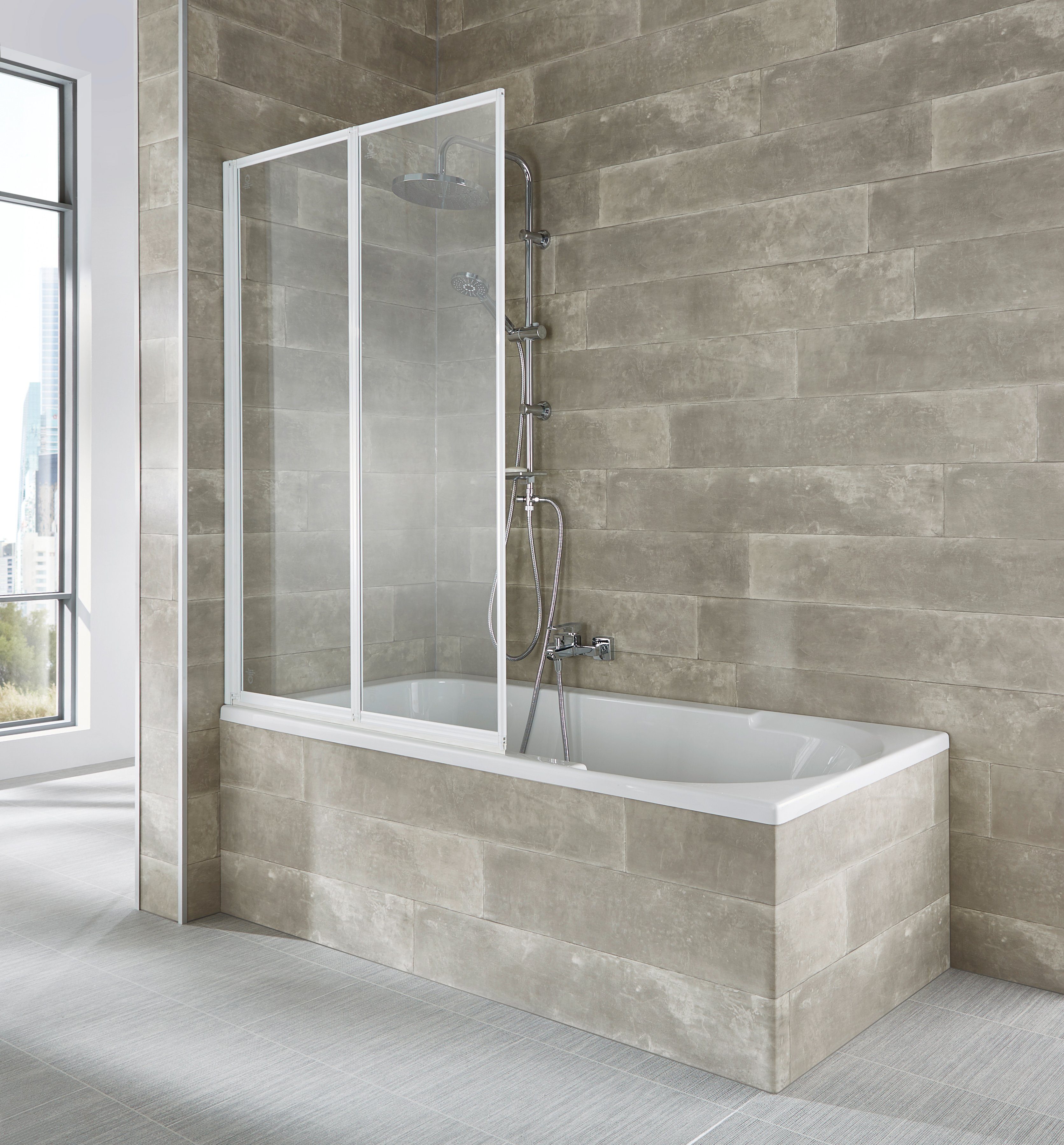 welltime Badewannenaufsatz Nassau, Einscheibensicherheitsglas, (2 tlg), günstig online kaufen