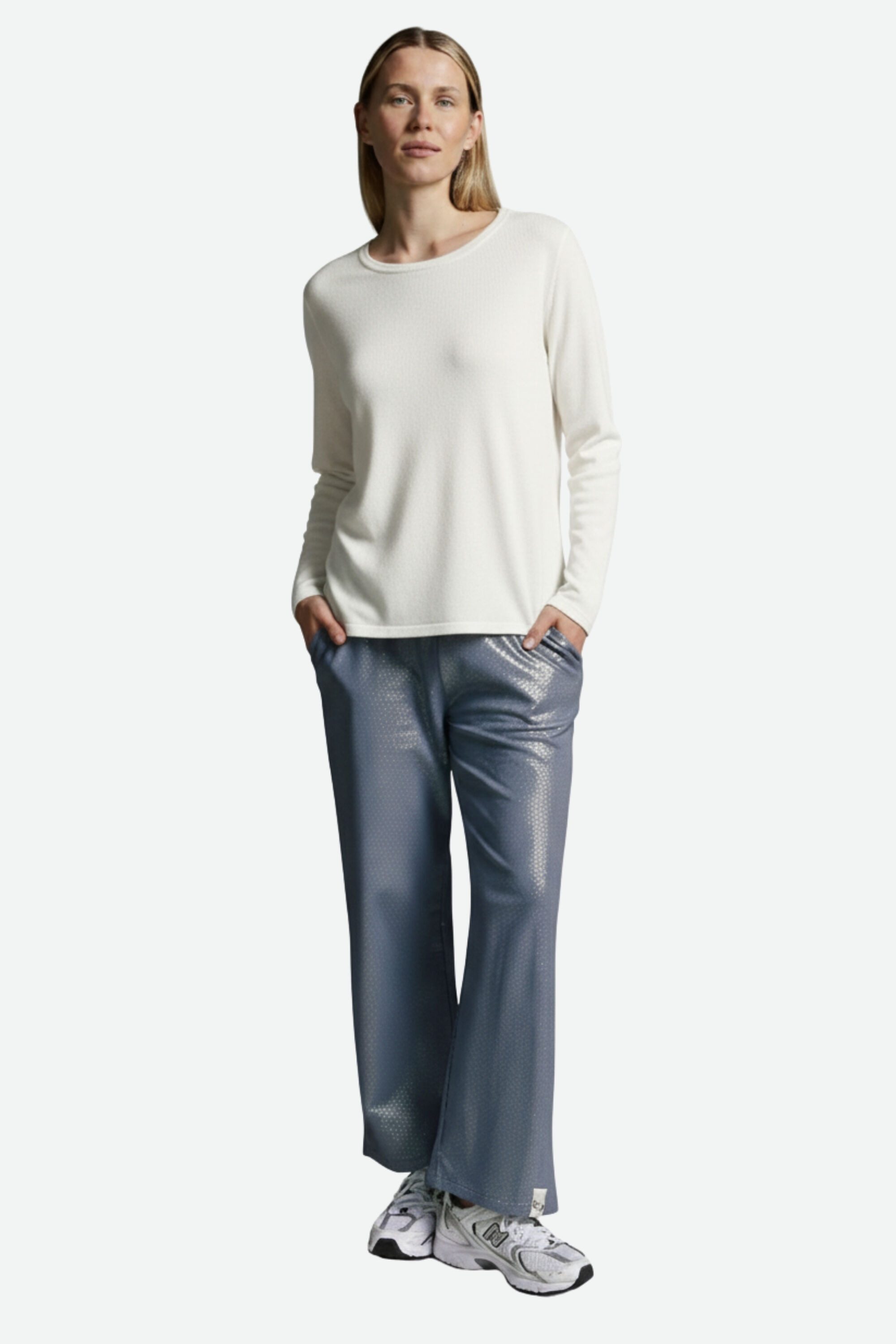 Cotton Candy Langarmshirt (1-tlg) mit Rundhalsausschnitt