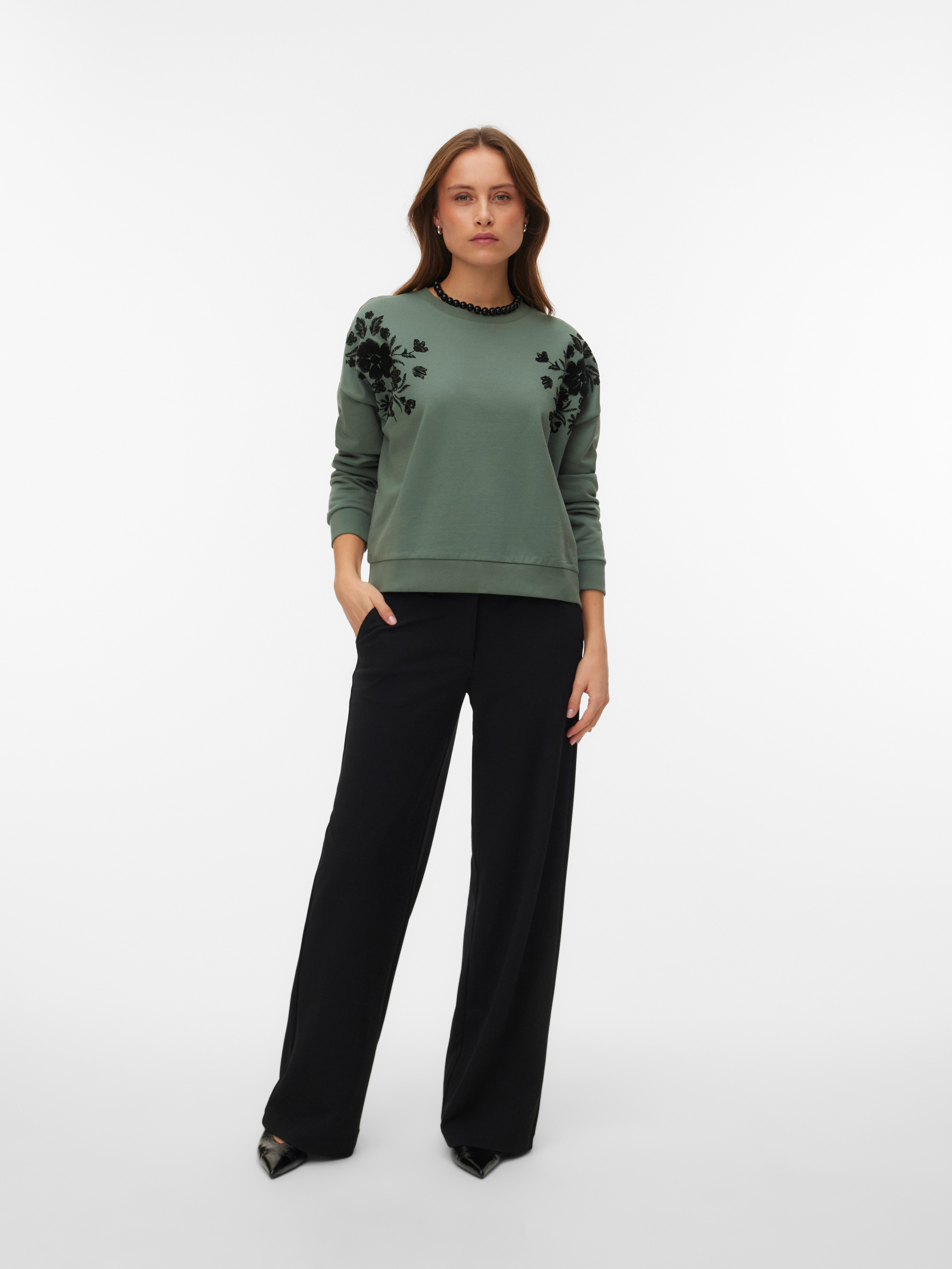 Sweater VMHELEN TRINA LS SWEAT BOX JRS GA