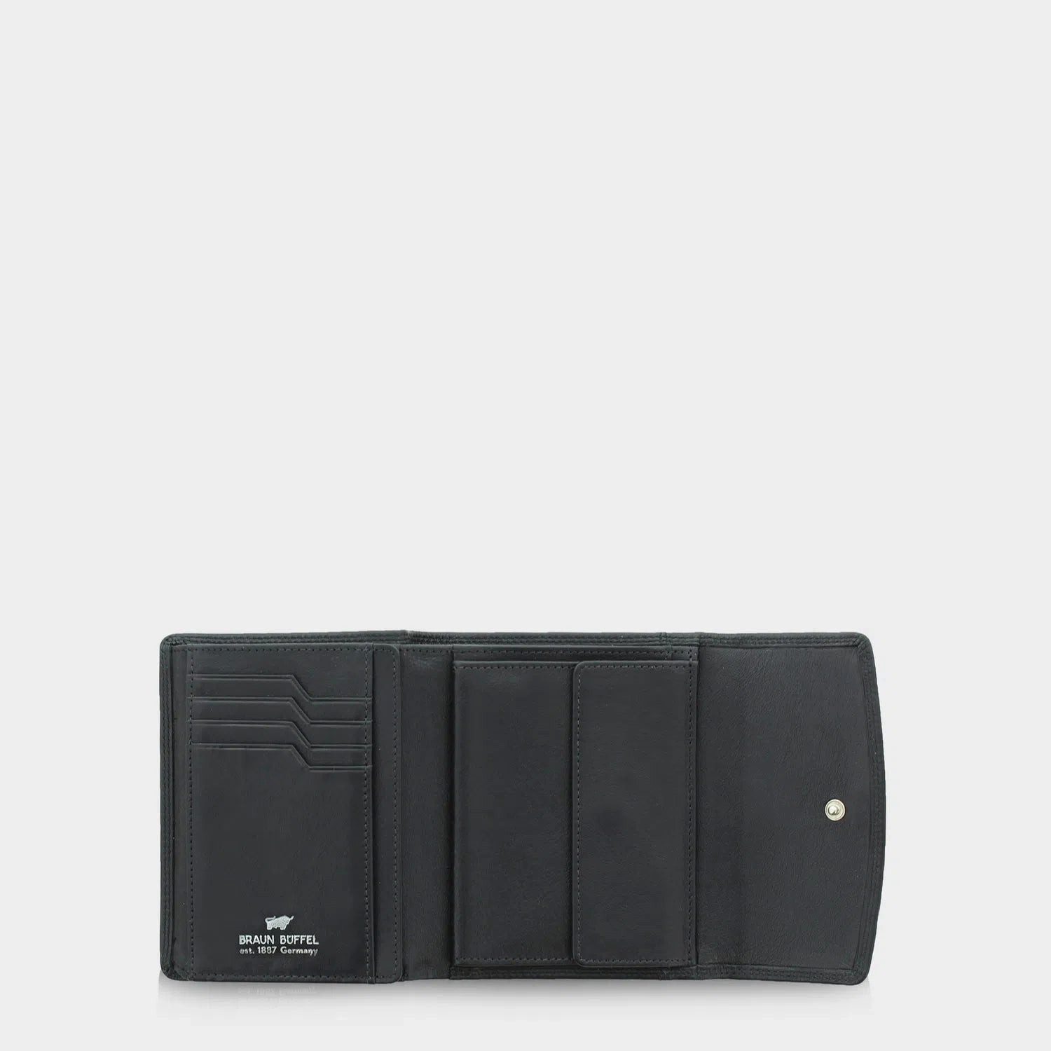 Braun Büffel Geldbörse GOLF SECURE Geldbörse M 8CS schwarz