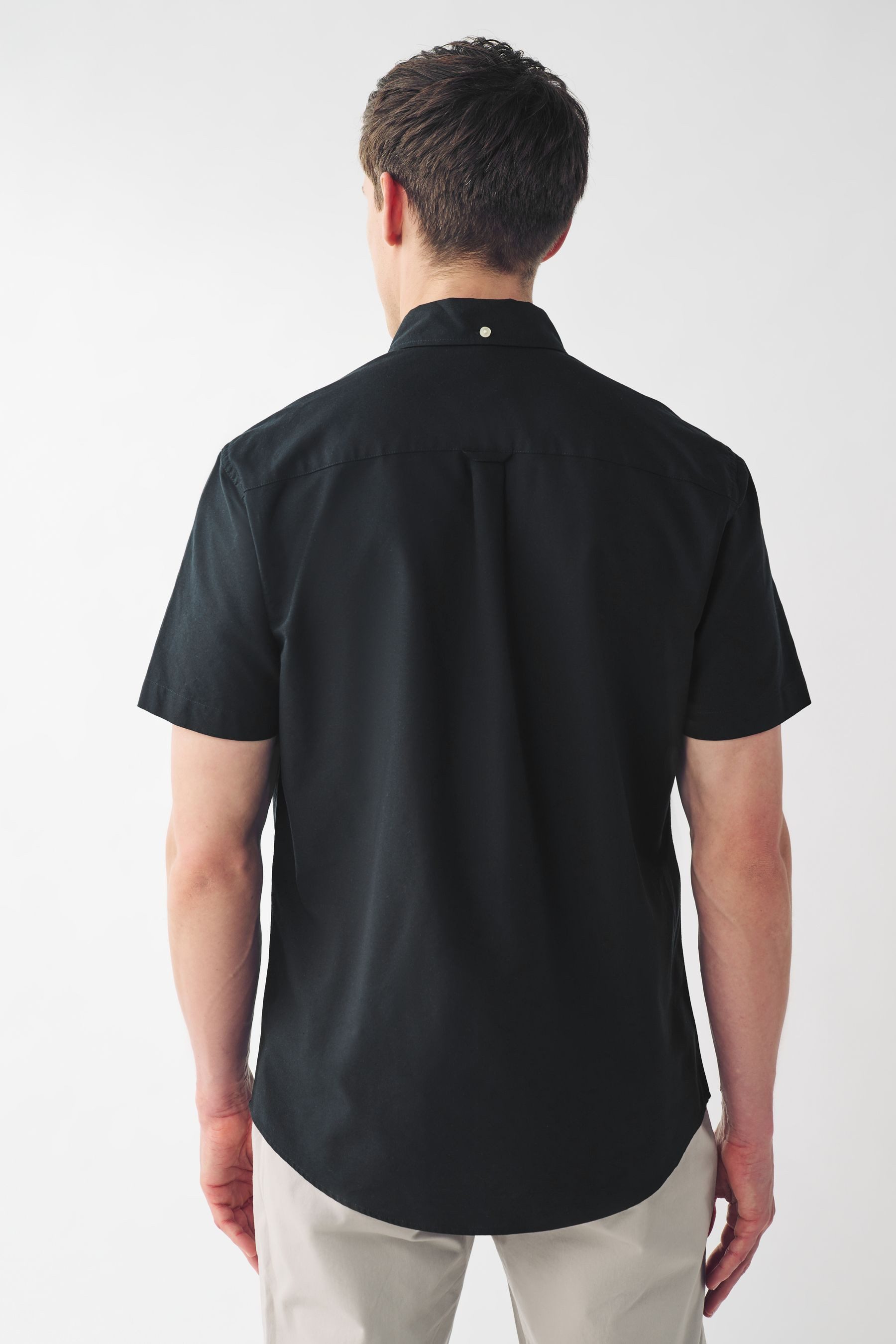 Next Kurzarmhemd Kurzärmeliges Oxford-Hemd (1-tlg) günstig online kaufen