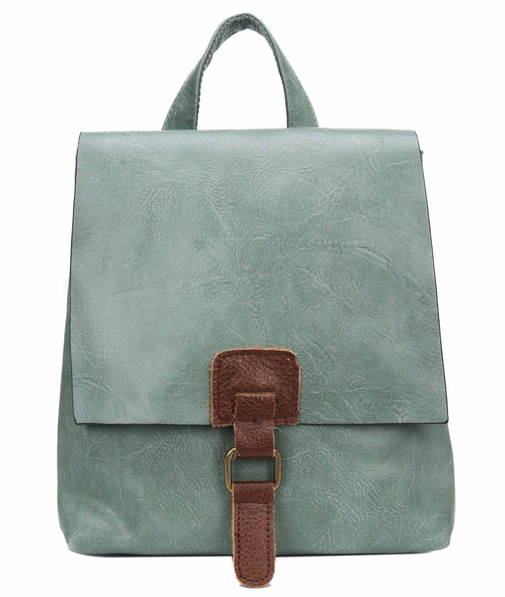 ITALYSHOP24 Rucksack Damen Schultertasche Backpack Umhängetasche CrossBody günstig online kaufen