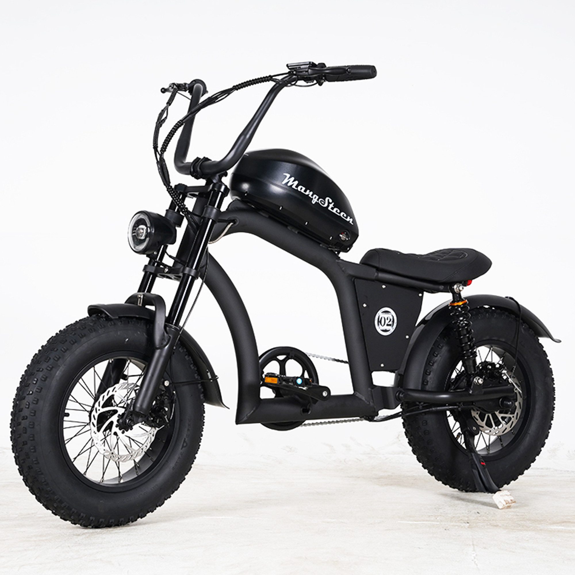 Vankel E-Bike Cityrad Damen Herren 16x4,0'' Citybike, 1080WH Pedelec, 48V 250W, max.140km, Kettenschaltung, Heckmotor, 1080 Wh, MTB E Mountainbike Pedelec Snowbike für Damen u. Herren
