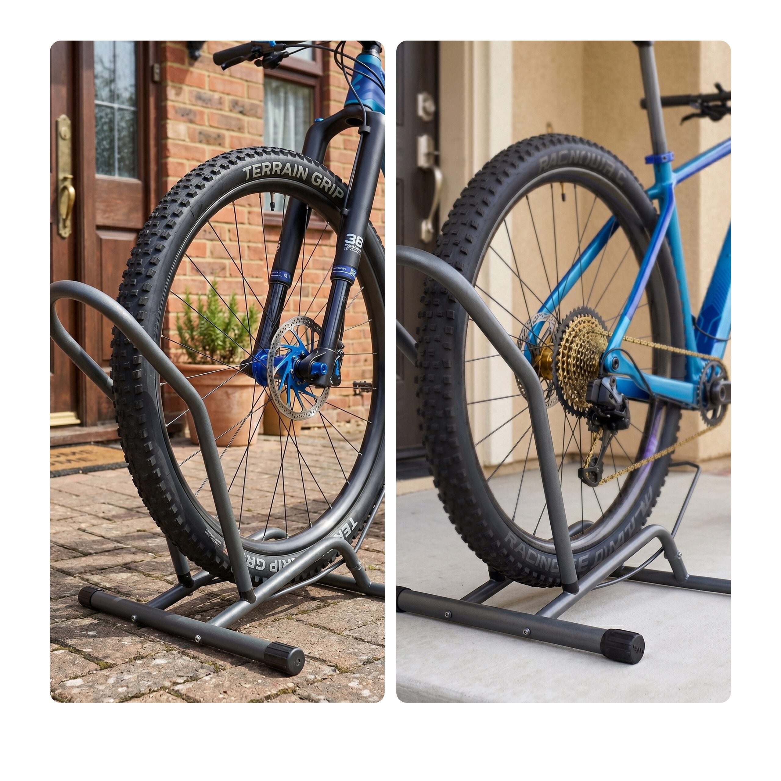 relaxdays Fahrradständer bis 29 Zoll (1-St), anthrazit. – Bild 2 von 5