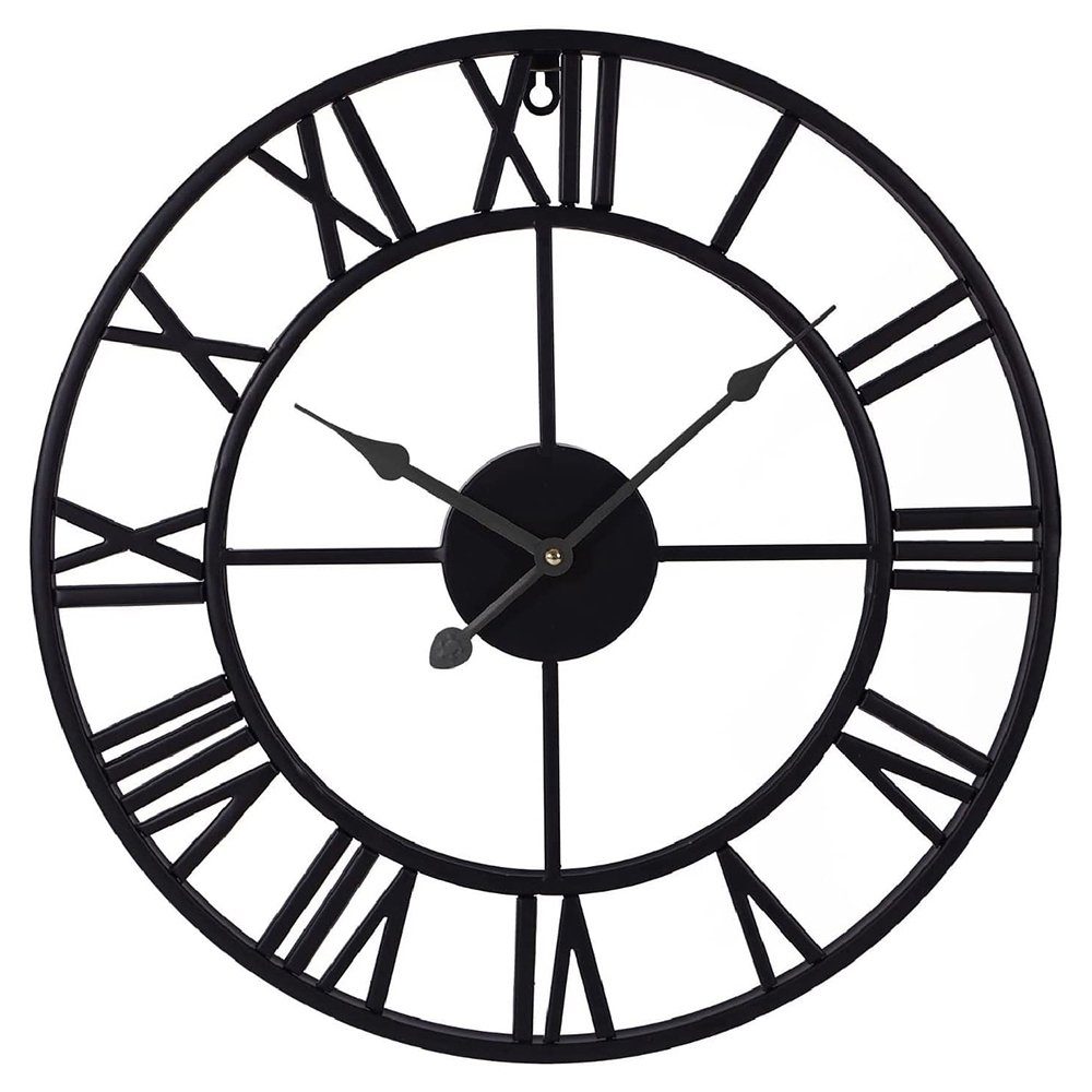 zggzerg Wanduhr Große Metall Wanduhr Leise günstig online kaufen