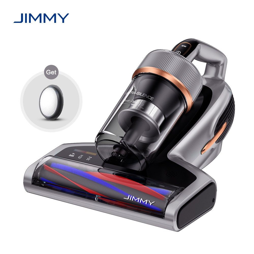 Jimmy Matratzenreinigungsgerät BX7 Pro Max Milbensauger 700W, mit UV-C-Licht, 700 W, 65 ℃ heißem Wind, Negativ-Ionen-Funktion, LED-Bildschirm