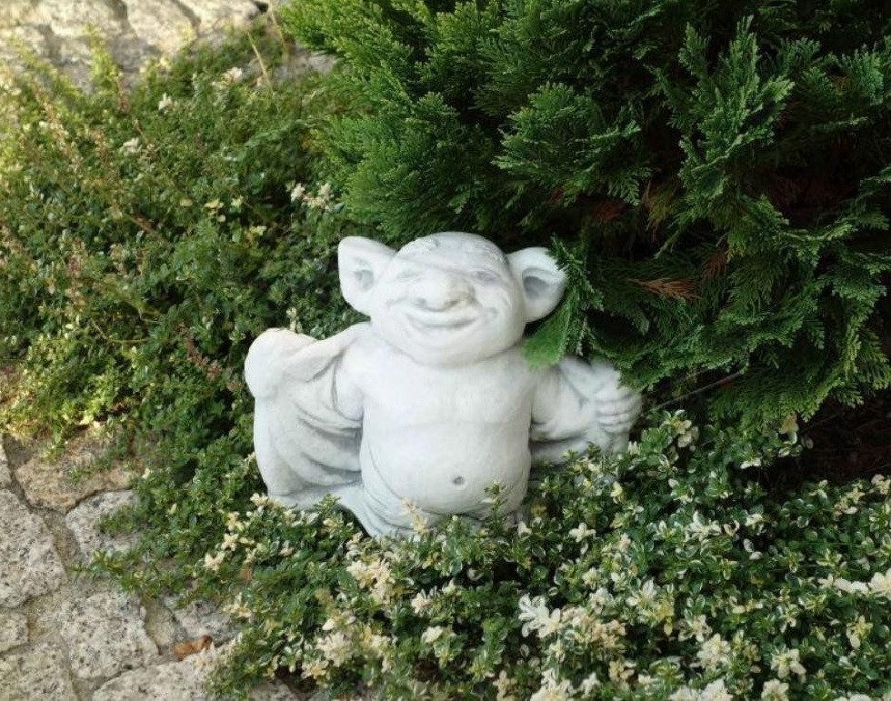 Xlmoebel Gartenfigur Detailreiche Troll Skulptur aus hochwertigem Material für den Garten, (Artikel s101001), Hergestellt in Europa